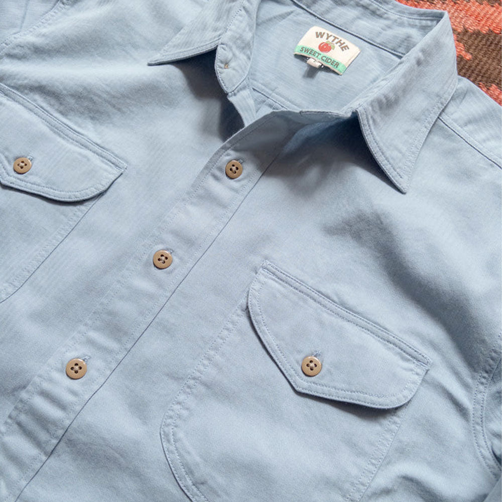 Wythe - Chemise Officier - Bleu