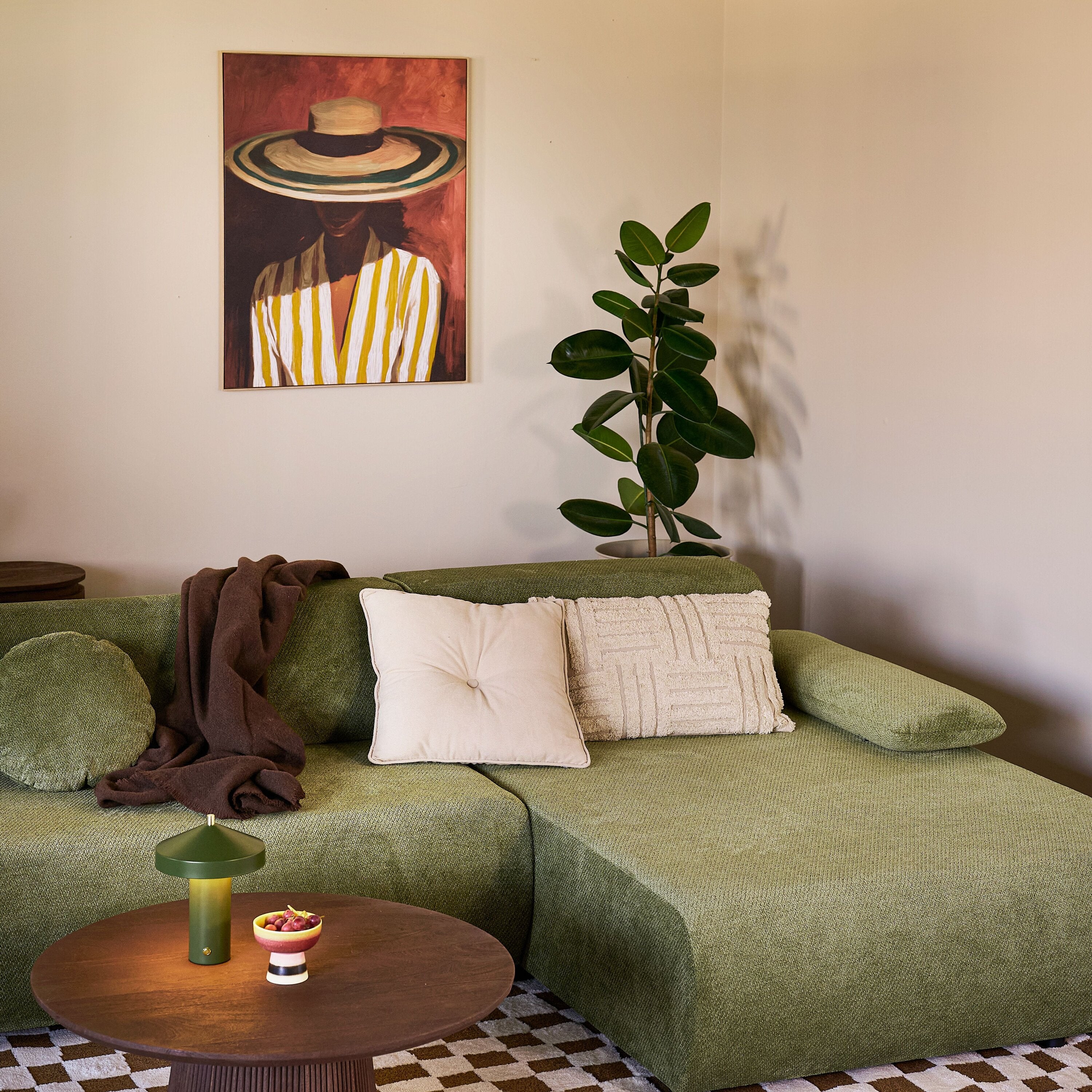 by fonQ Puffin Sierkussen - Crème