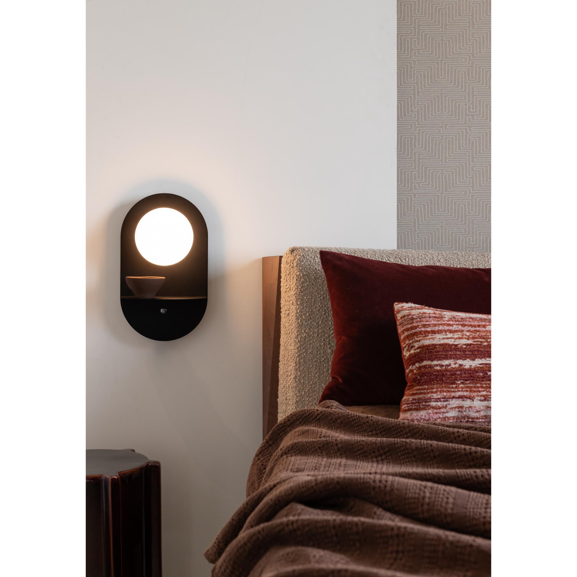 it's about RoMi Wandlamp Tokyo - Zwart - 14x20x34cm