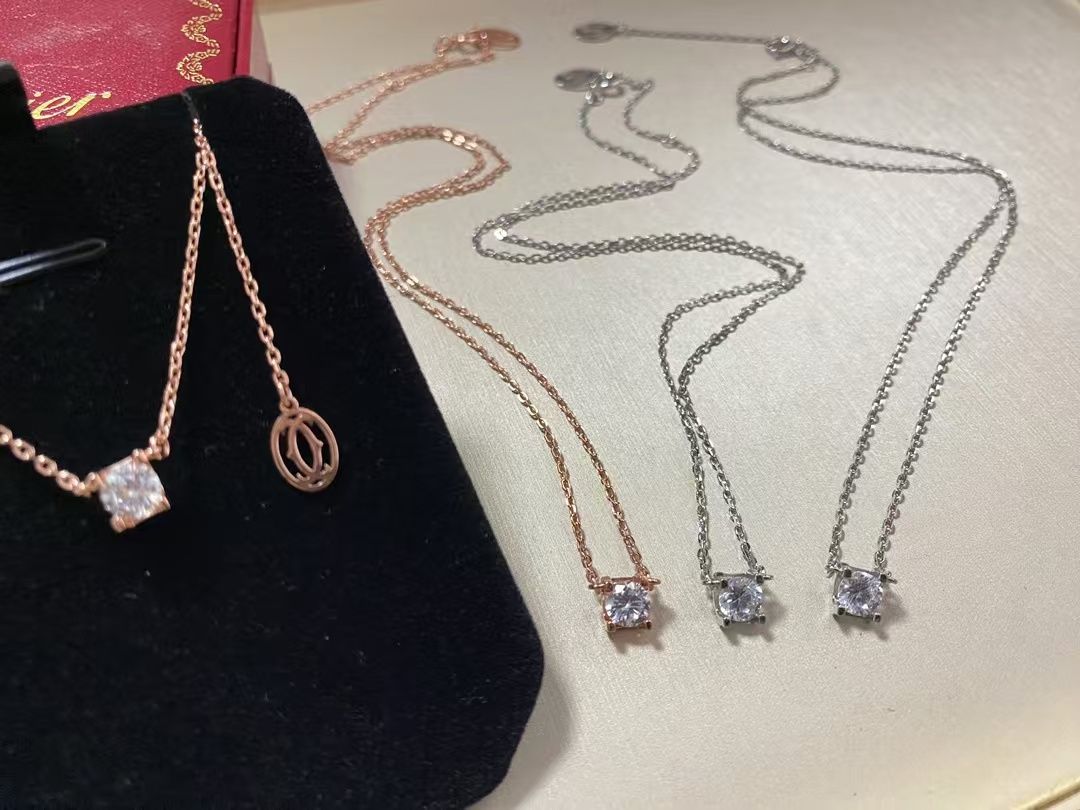 Cartier Diamond Pendant Necklace - Original Replica Club