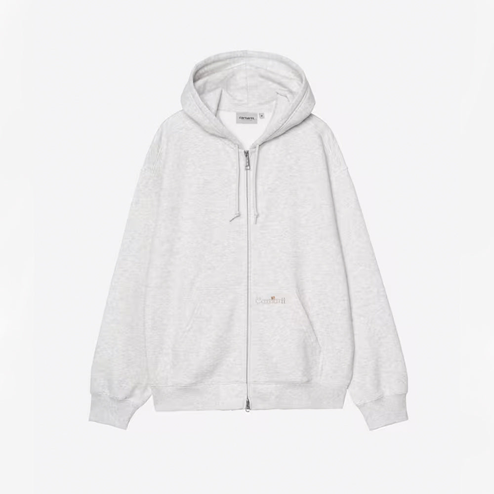 Carhartt WIP - Sweat Hooded Wip Label - Ash Heather