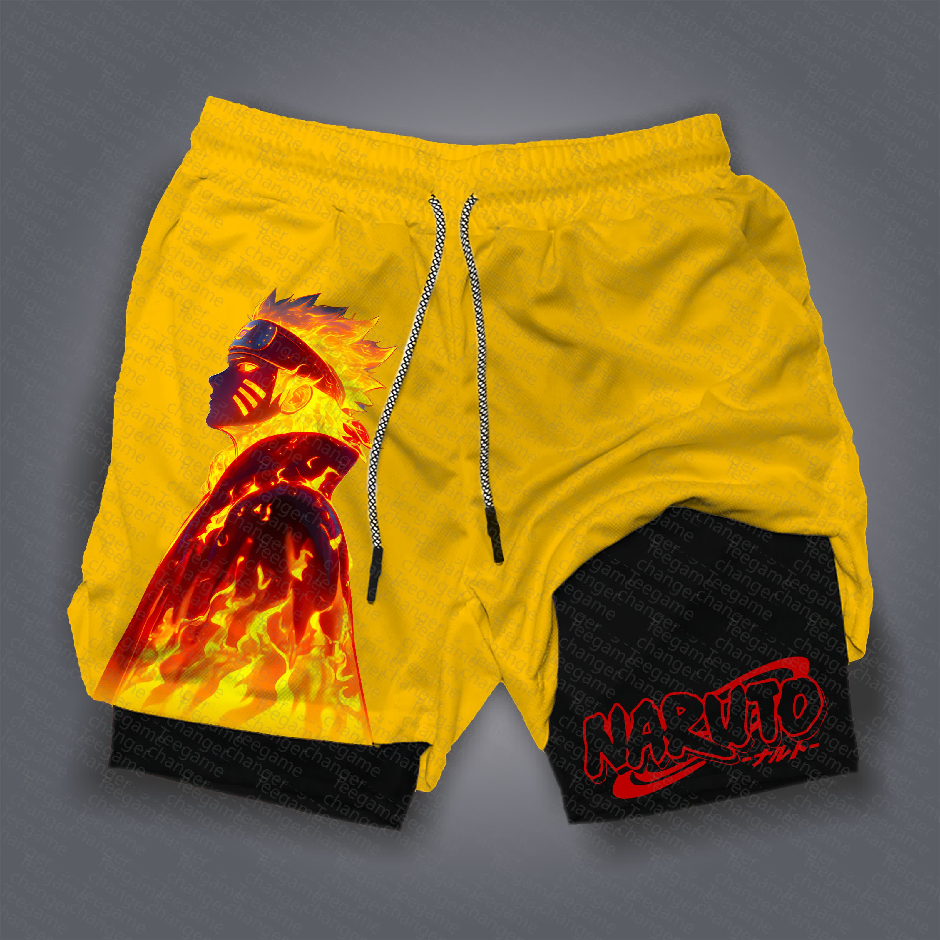 Unisex   Casual Anime Streetwear Shorts