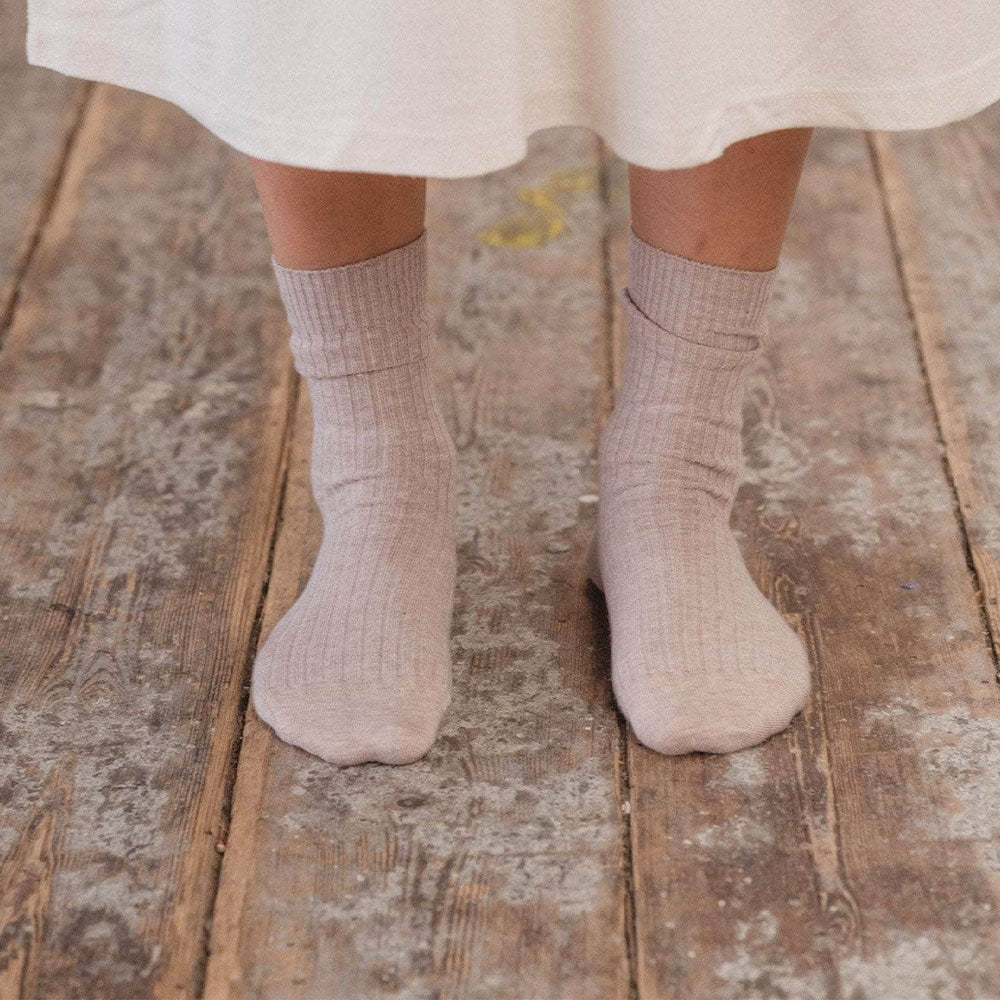 Baserange - Chaussettes Mi-Hautes Côtelées - Haptic