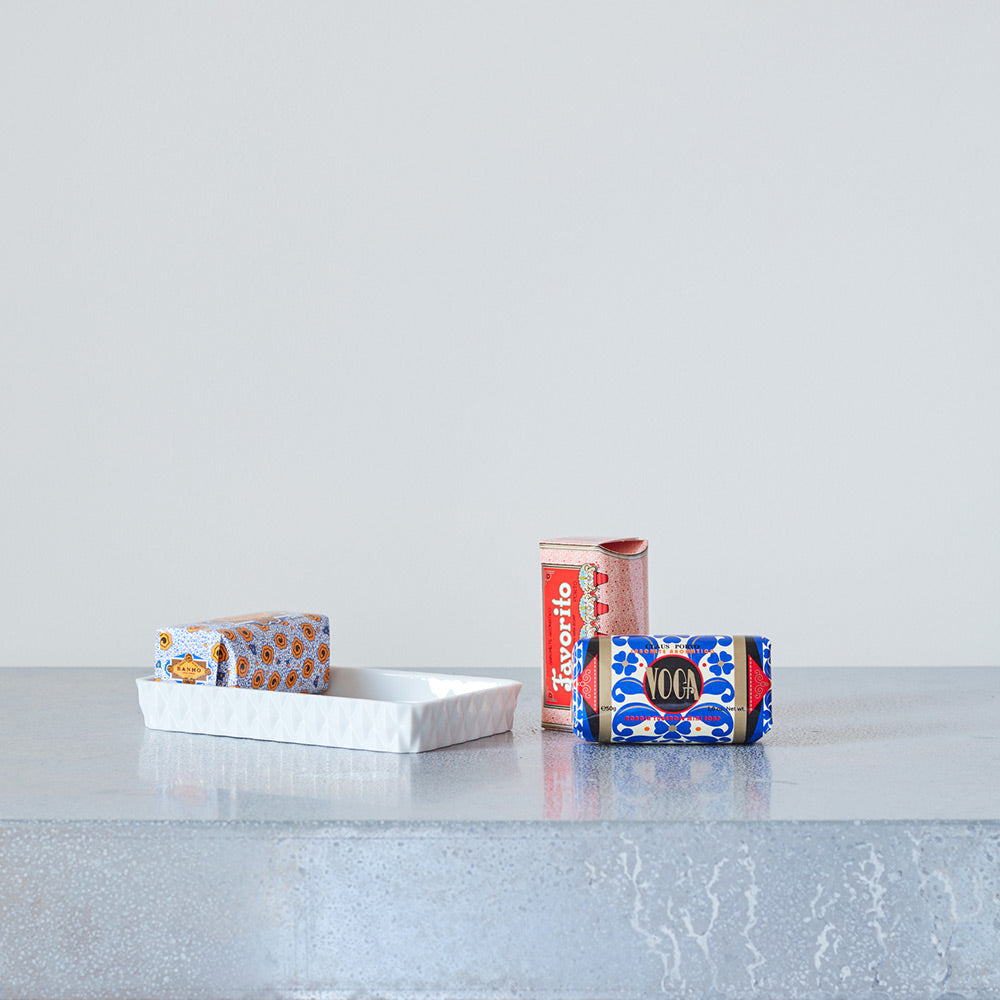 Set 3 savons et porte-savon - Claus Porto