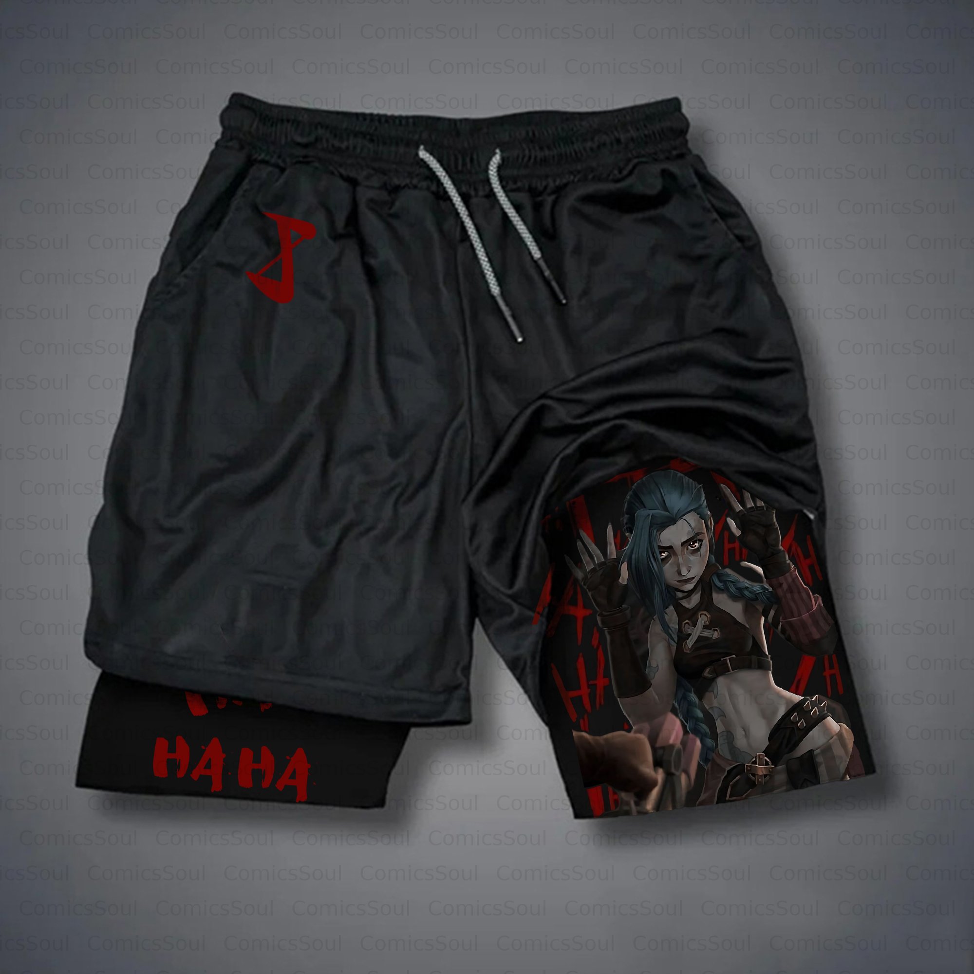 Unisex Casual Anime Style Shorts