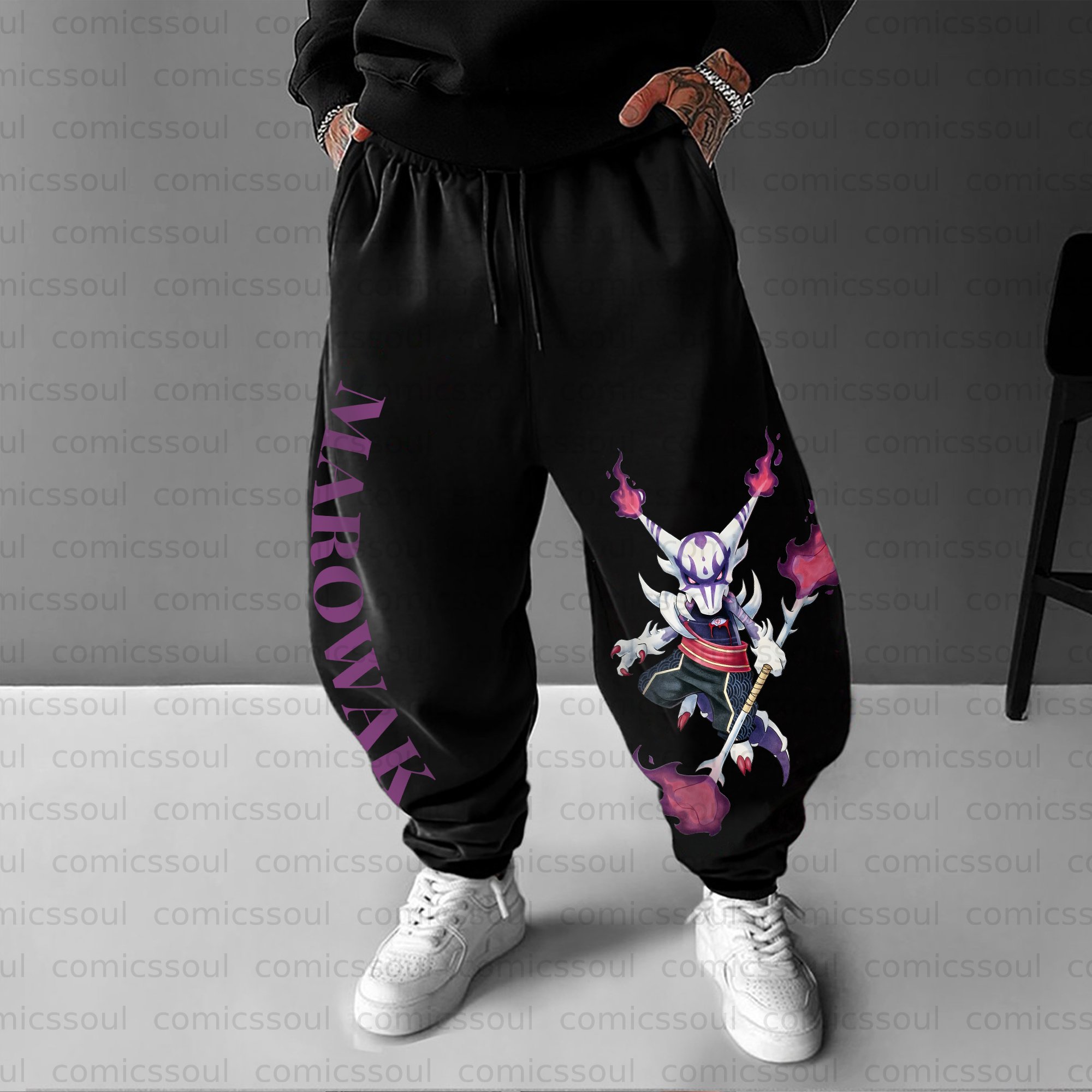 Unisex Anime Inspired Vintage Plush Pants