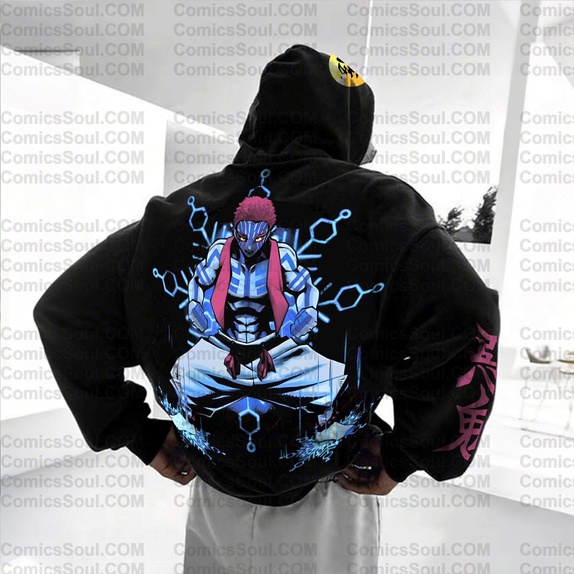 Unisex “Comicssoul” Anime Graphic Streetwear Vintage Hoodie