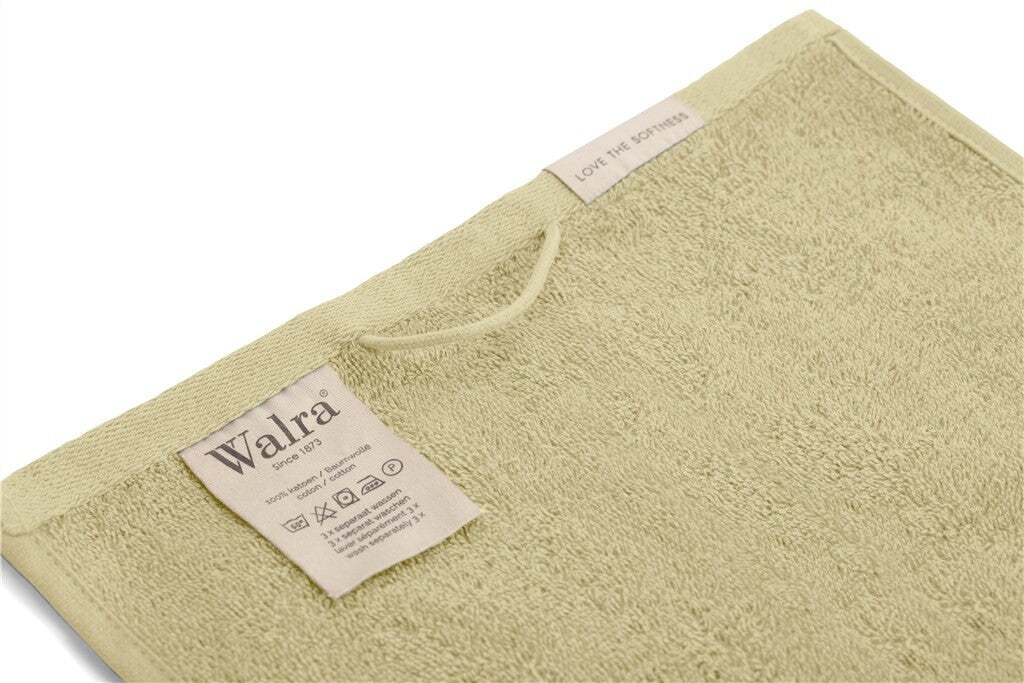 Walra - Gastendoek Soft Cotton - 2x 30x50 - Maisgeel