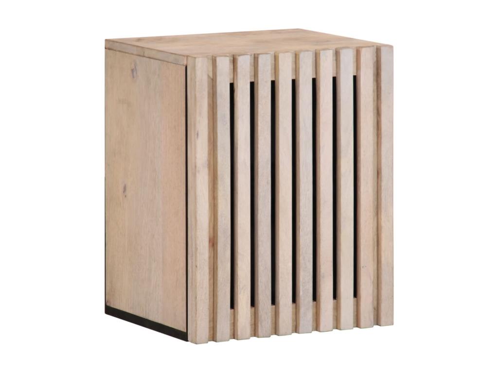 Mueble de pared para baño 38x34x48cm madera maciza de mango