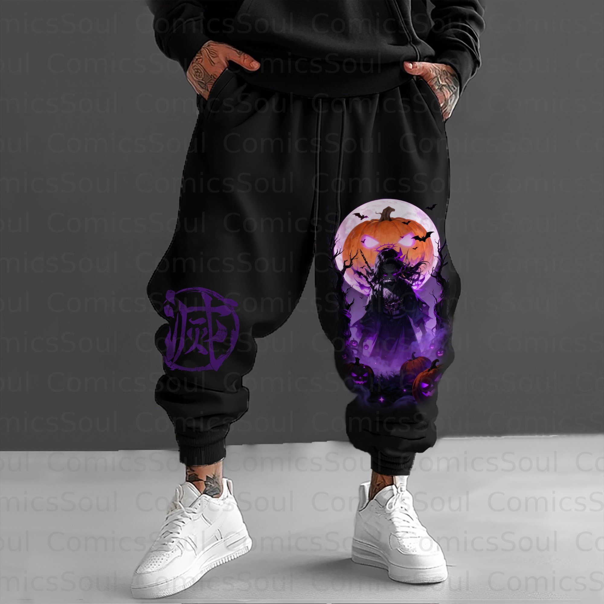 Unisex Halloween Anime Inspired Vintage Pants