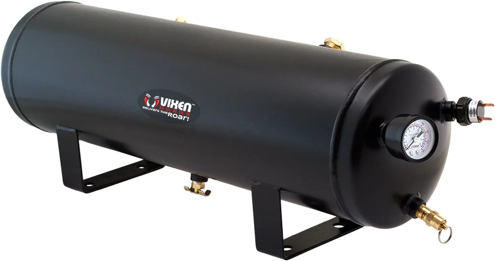Vixen Horns OCTOPOD Train Horn Kit for Trucks/Car/Semi. Complete Onboard System- 200psi Air Compressor, 3 Gallon Tank, 8 Trumpets. Super Loud dB. Fits Vehicles like Pickup/Jeep/RV 12v VXO8330/8124XC - Image 18