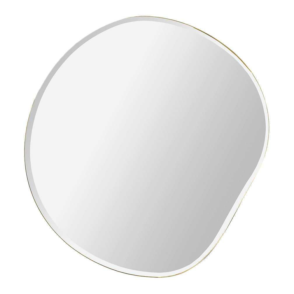 Ferm Living Pond Spiegel - Small - Brass Frame