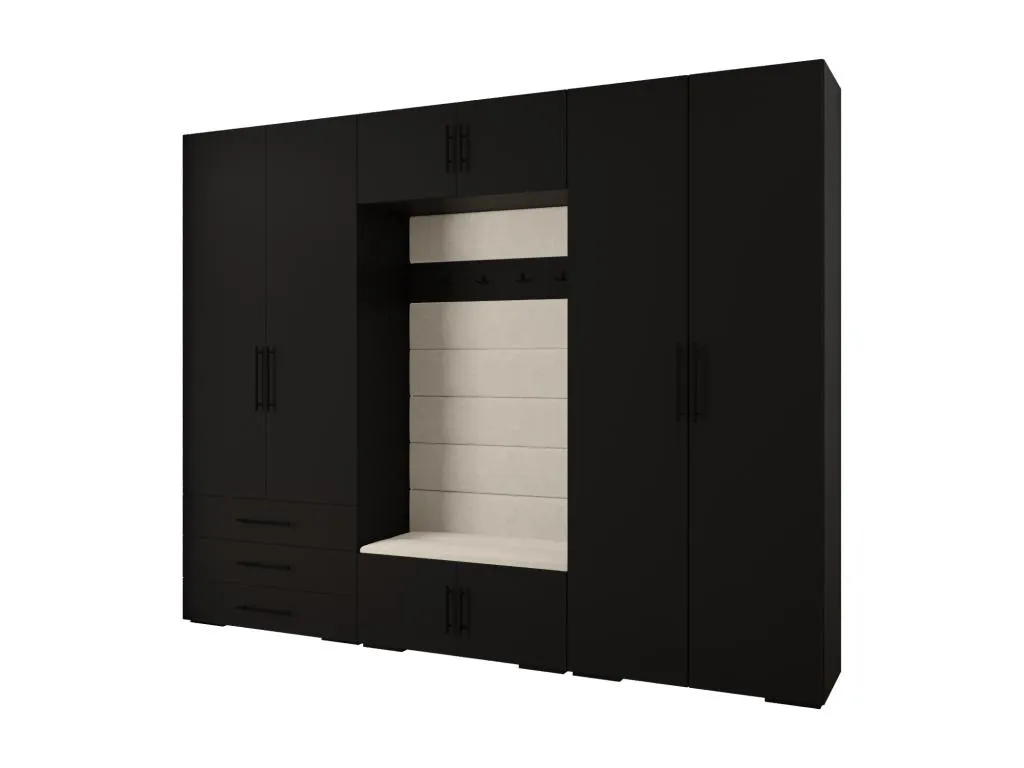 Alkihogares 3 armario con puertas batientes 236.7/300/47