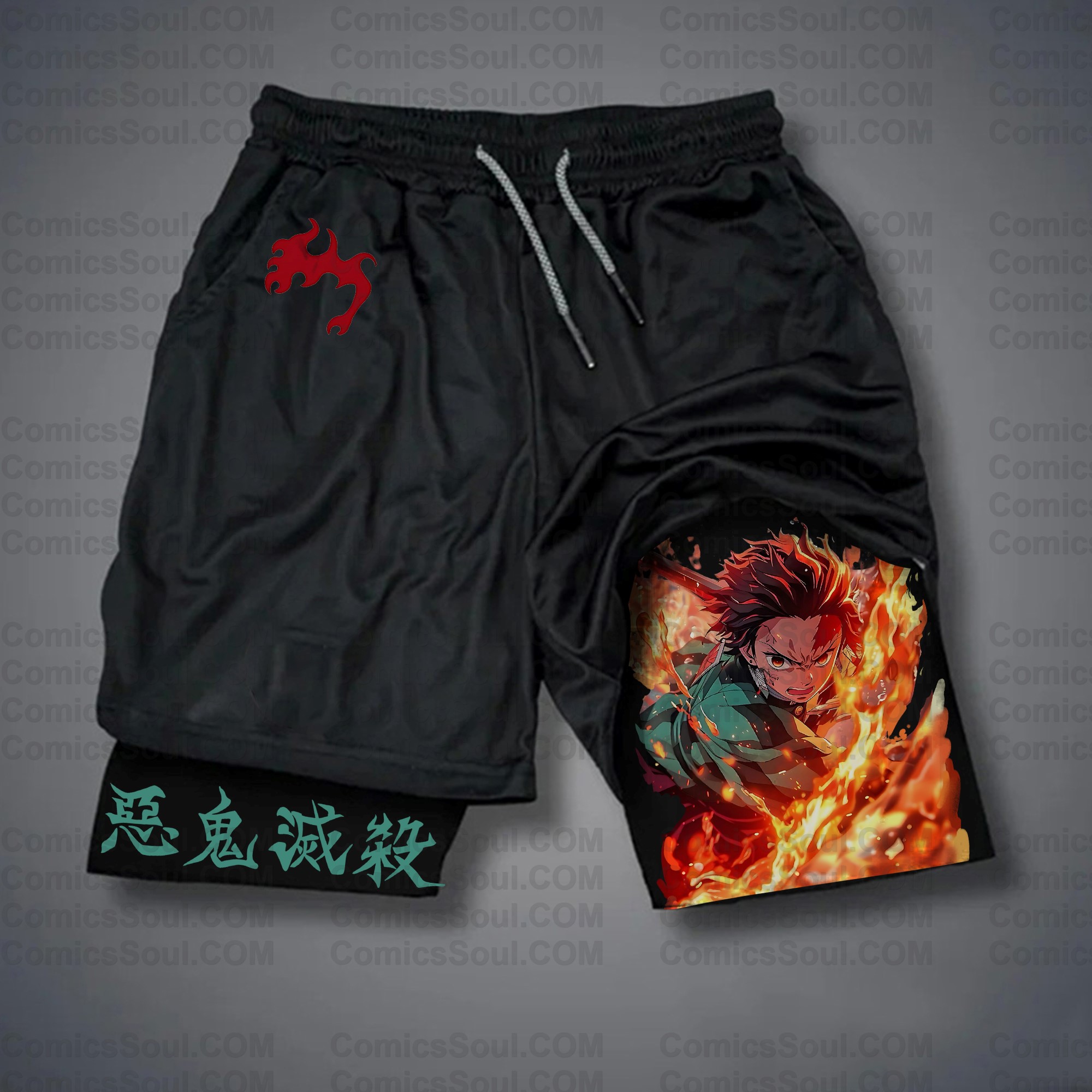 Unisex Casual Anime Streetwear Shorts| KNY