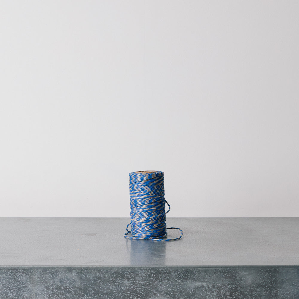 Bobine fil de lin - Bleu