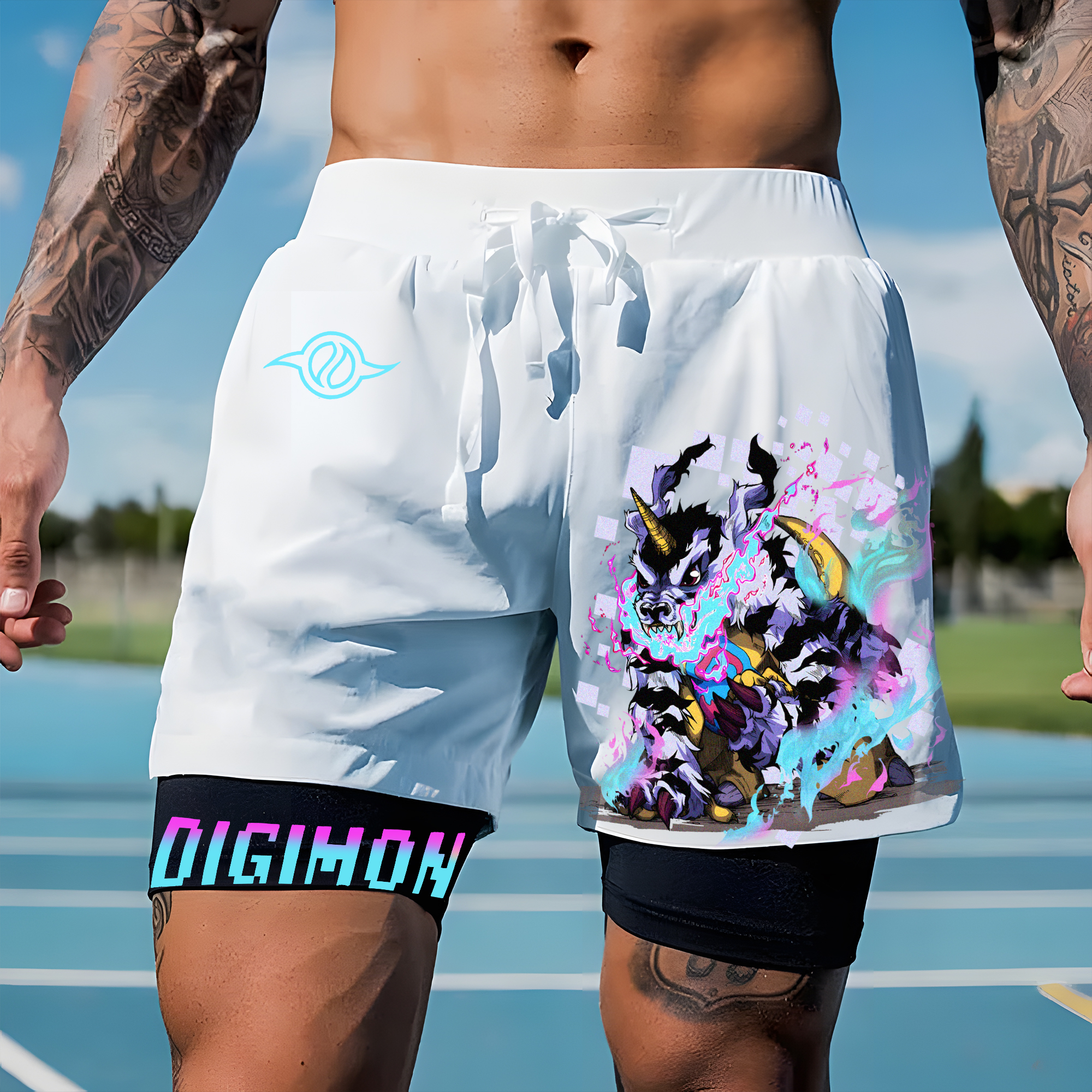 Unisex  “Comicssoul” Casual Anime Streetwear Shorts