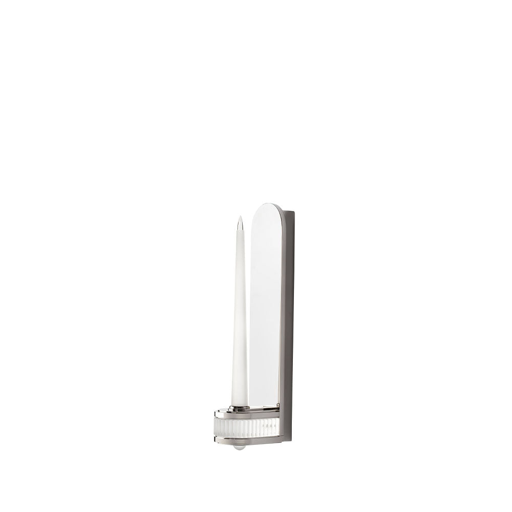 APPLIQUE PERLES - CRISTAL INCOLORE, FINITION NICKEL