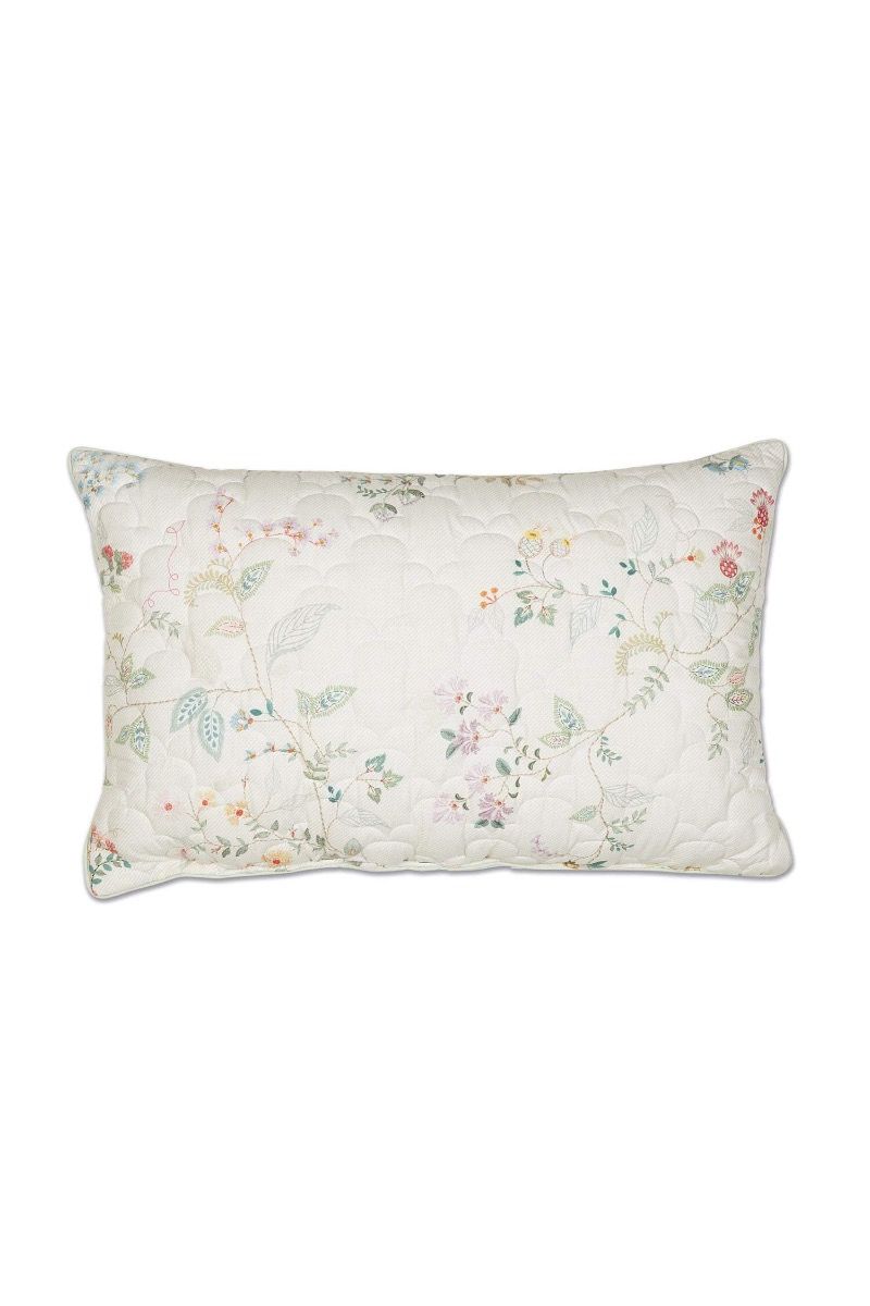 Quilted Cushion Kili Flower White