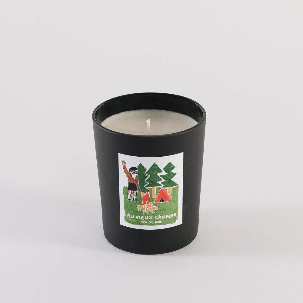Bougie Au Vieux Campeur - Feu de bois