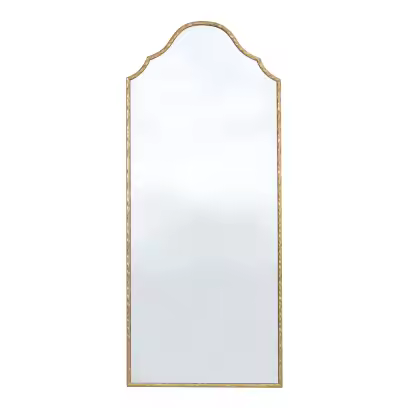 Gold Frame Art Deco Arch Floor Mirror 30"x70" My Texas House