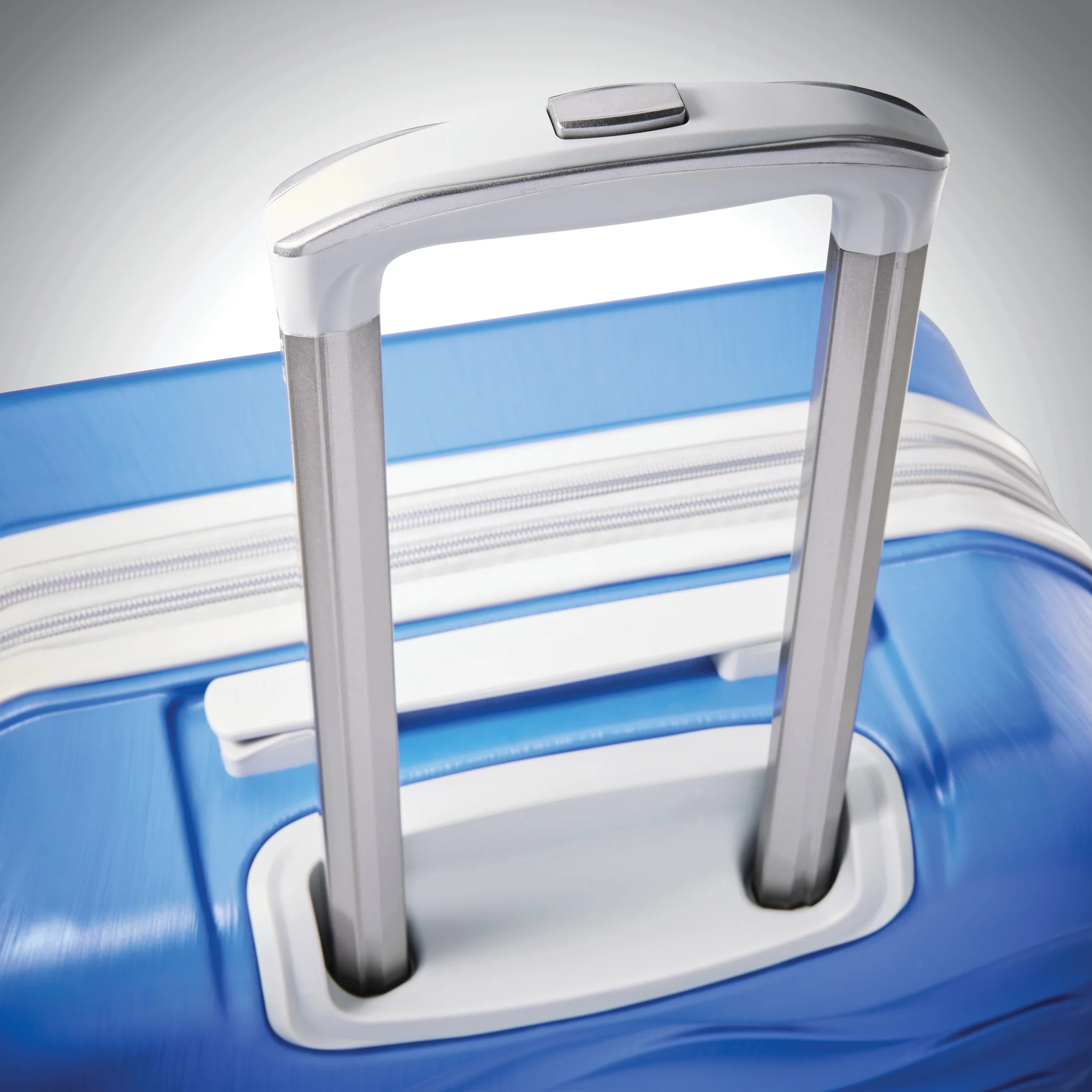 American Tourister Pirouette NXT Hardside Large Checked Luggage with Spinner Wheels - Ultramarine - Image 2