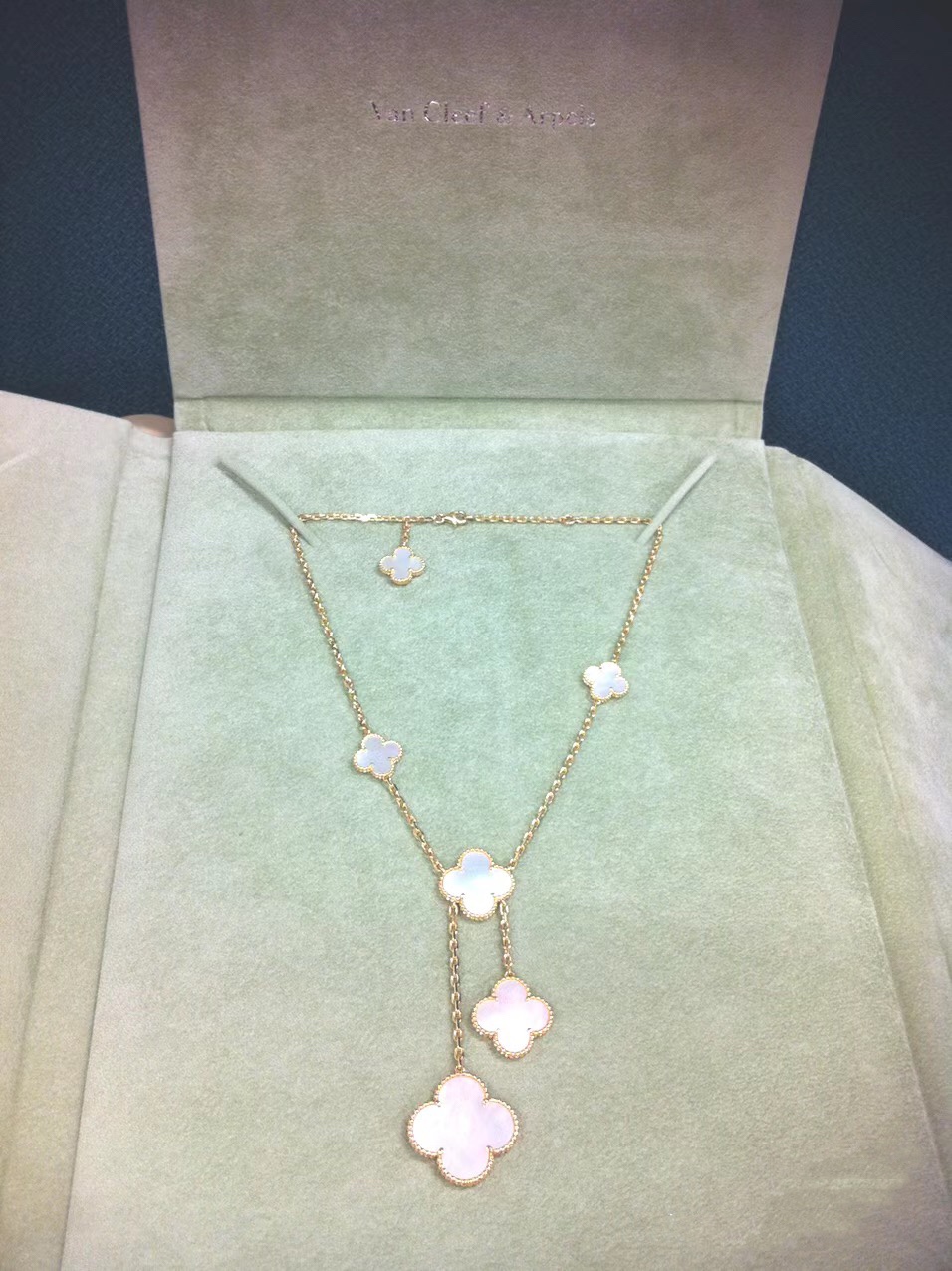 VCA Clover Magic Alhambra Necklace, 6 Motifs - Original Replica Club
