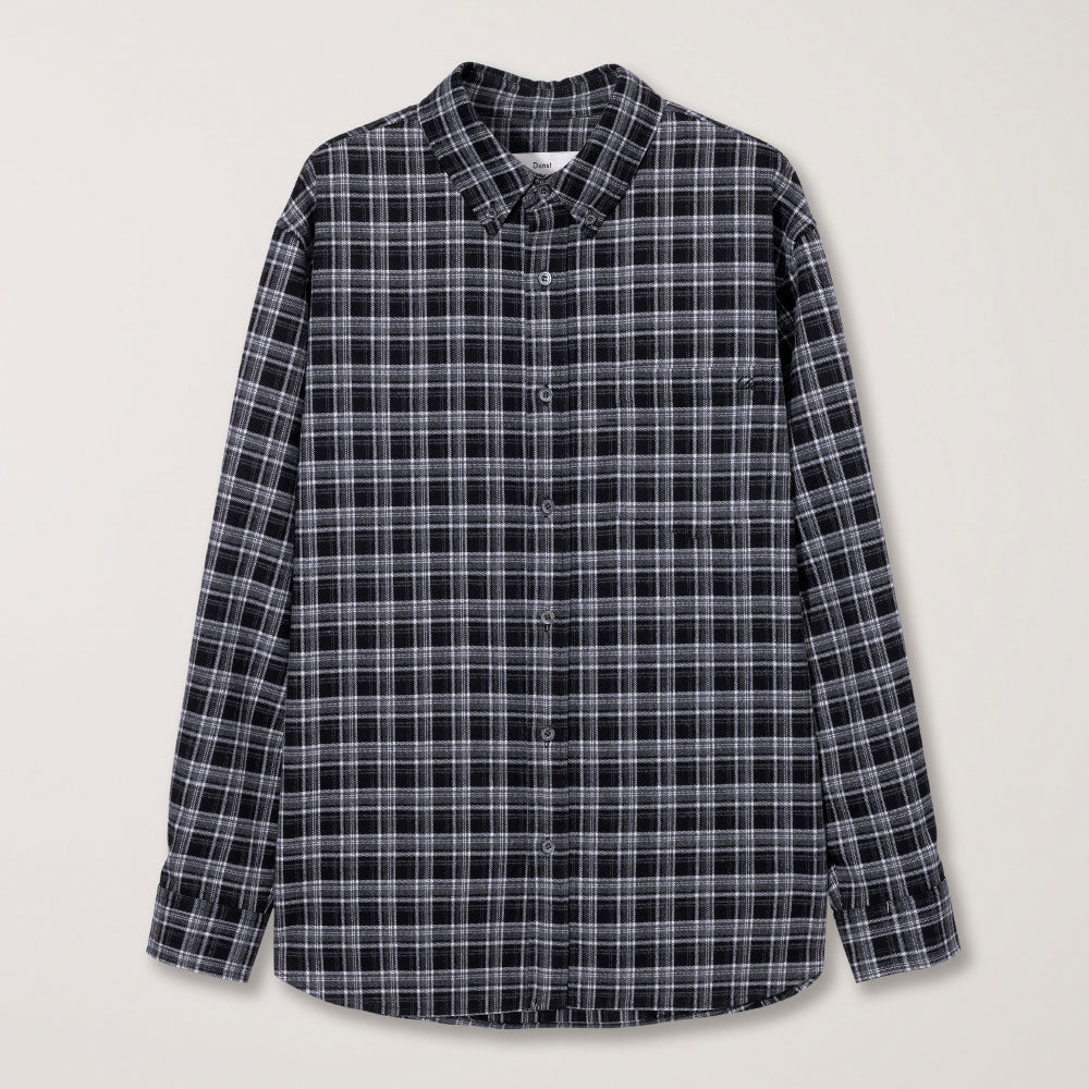 Dunst - Chemise Check Flannel - Noir