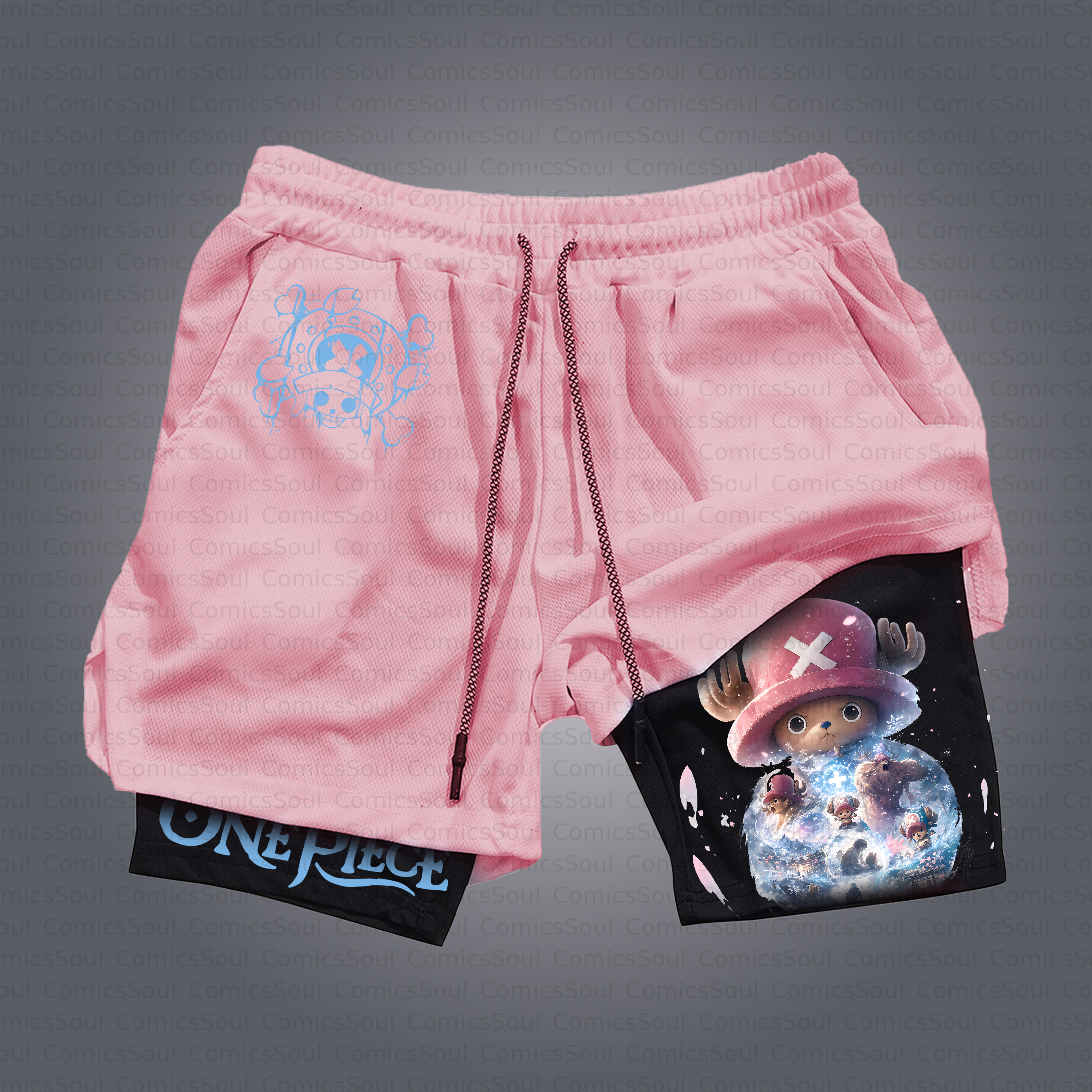 Unisex Casual Anime Style Shorts