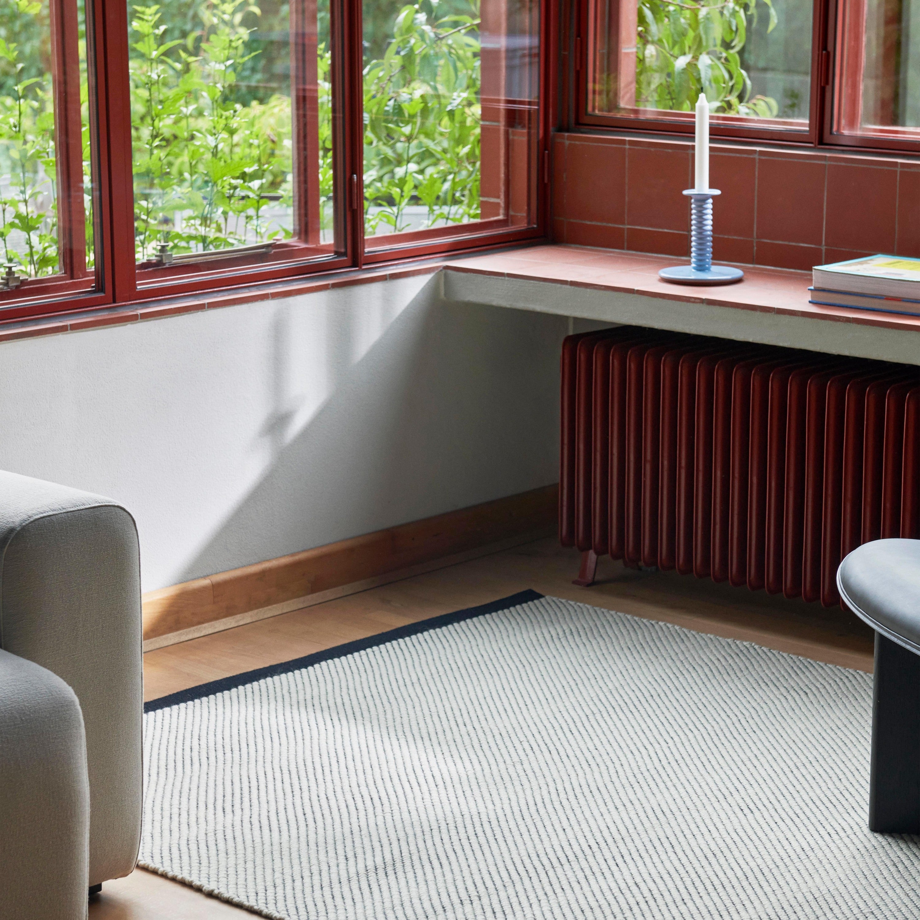 HAY Bias Vloerkleed 200 x 300 cm - Zwart