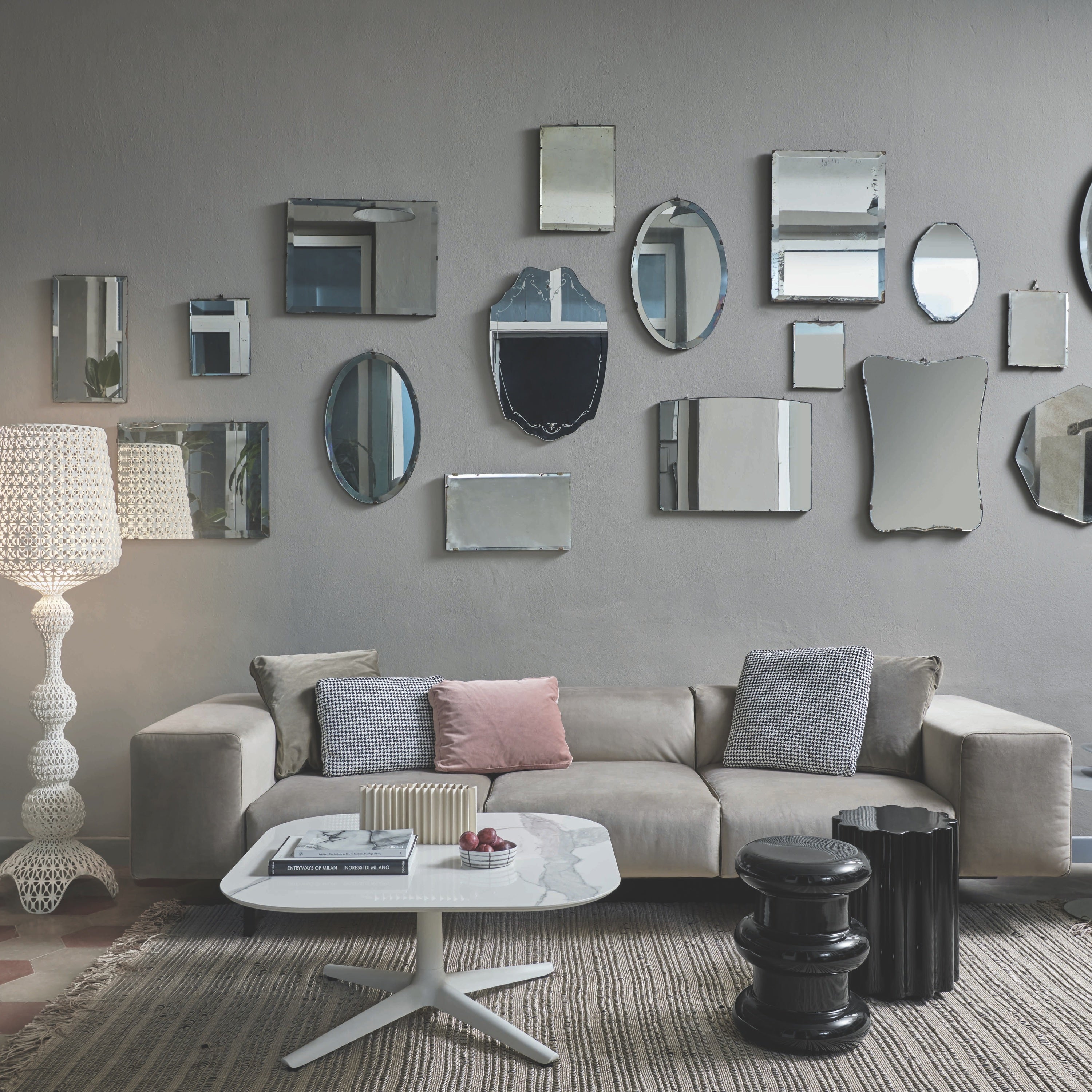 Kartell Pilastro Bijzettafel - Zwart