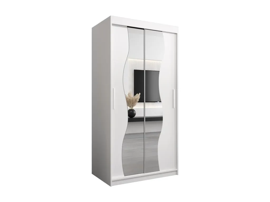 ARMARIO Luxmbls DE PUERTAS CORREDERAS 200/100/62 2 puertas (blanco/blanco) 52217NPVY