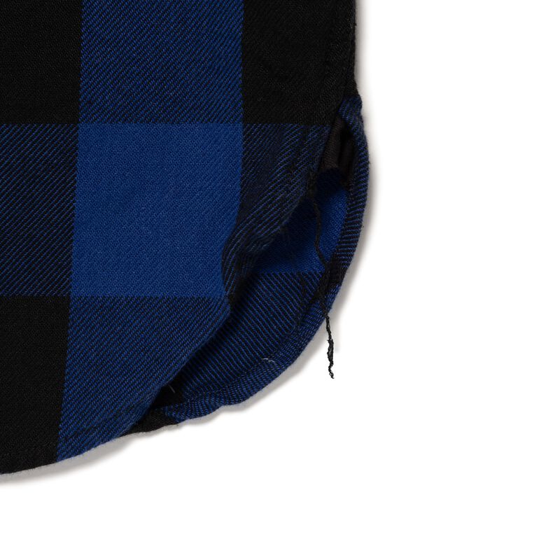 HUMAN MADE CHECK HALF-ZIP SHIRT