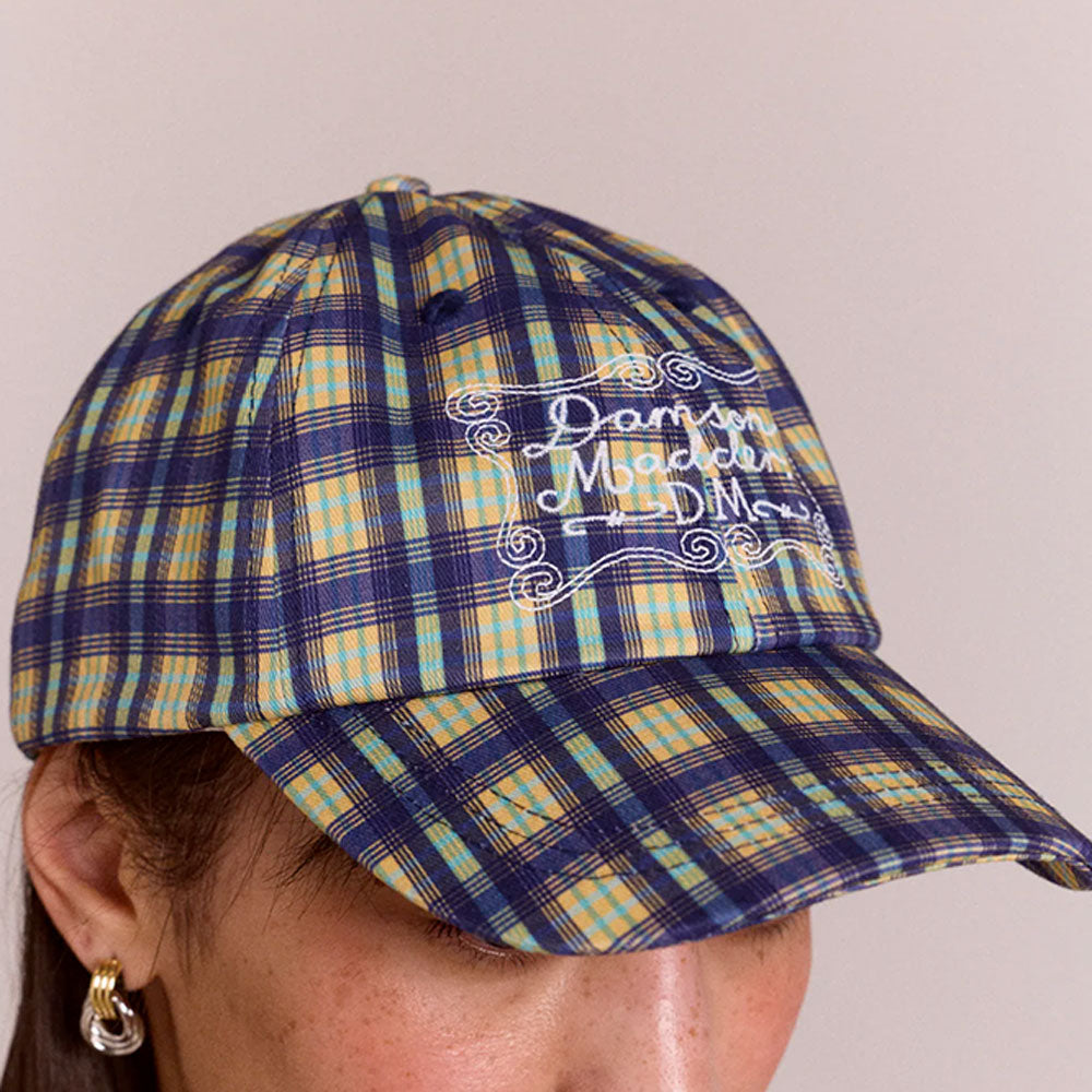 Damson Madder - Casquette Tomboy - Bleu Check
