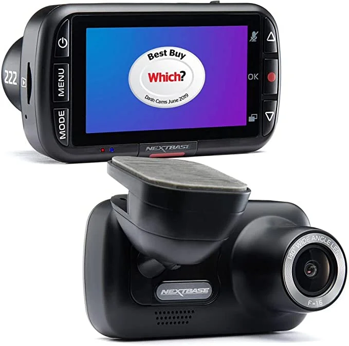 Nextbase 222X Compact Dual Dash Cam Front & Rear 2.5" HD IPS Screen, 1080p Full HD, 6 Layer Lens, Black, 0.17 lbs assembled. - Image 18