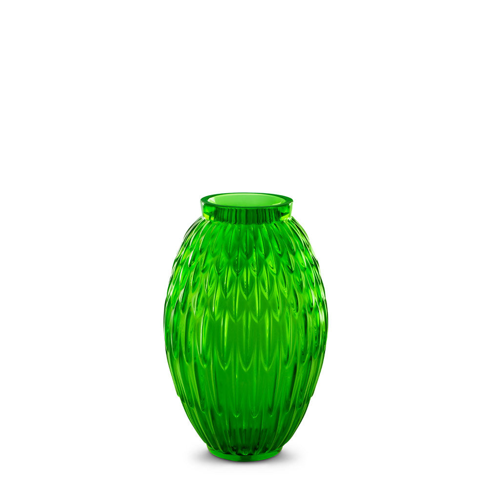 VASE PLUMES - CRISTAL VERT