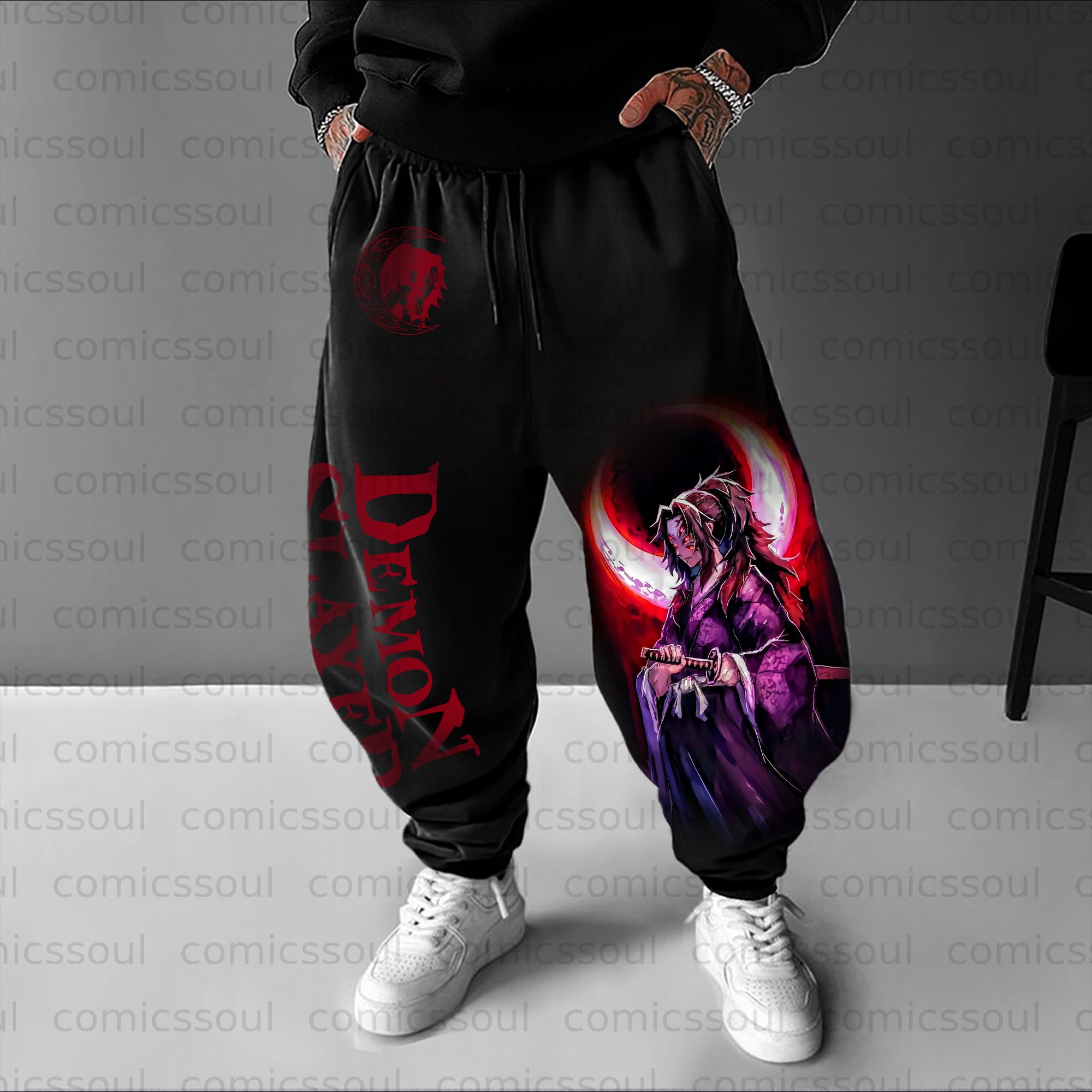 Unisex Anime Inspired Vintage Pants