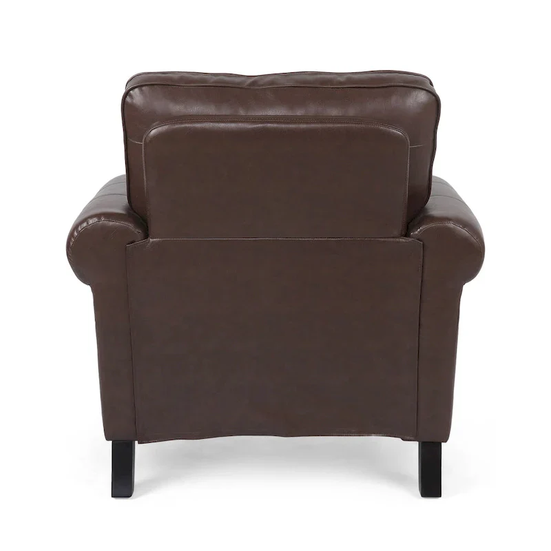 Christopher Knight Home Dowd Faux Leather 3-Piece Club Chair and Sofa Set