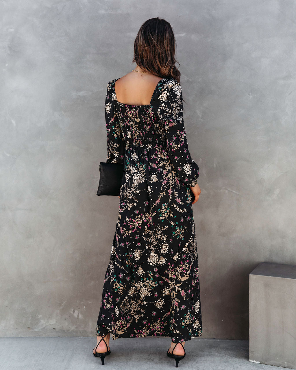 Cassidy Printed Slit Maxi Dress - SALE - Se7enfashion