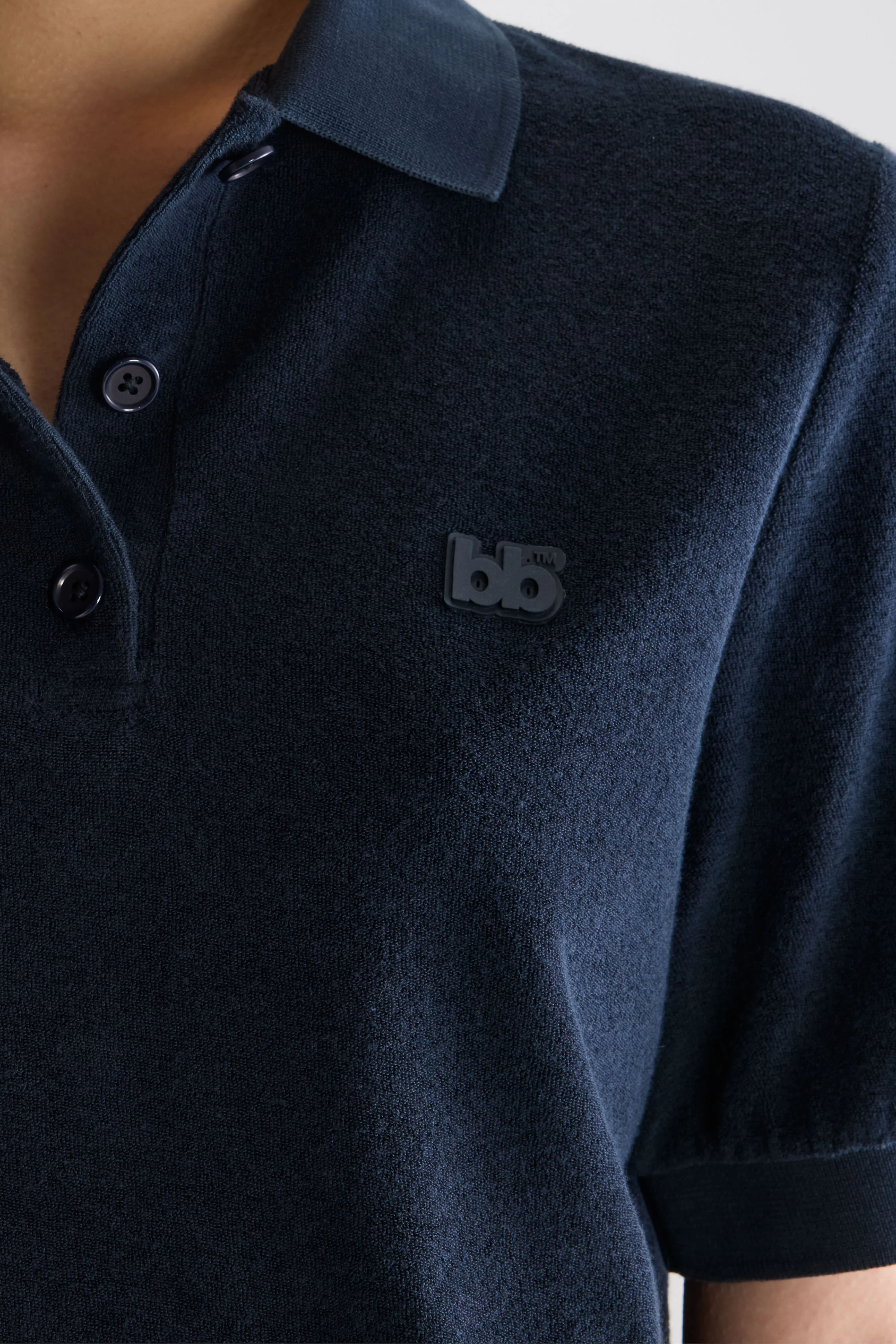 Bellerose Crixus terry polo (261 / W / NAVY)