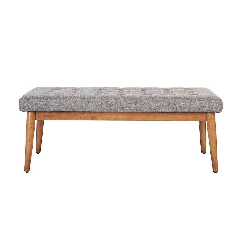 Crosley Landon Acorn Upholstered Bench - 43.25" W x 16" D x 16.88" H