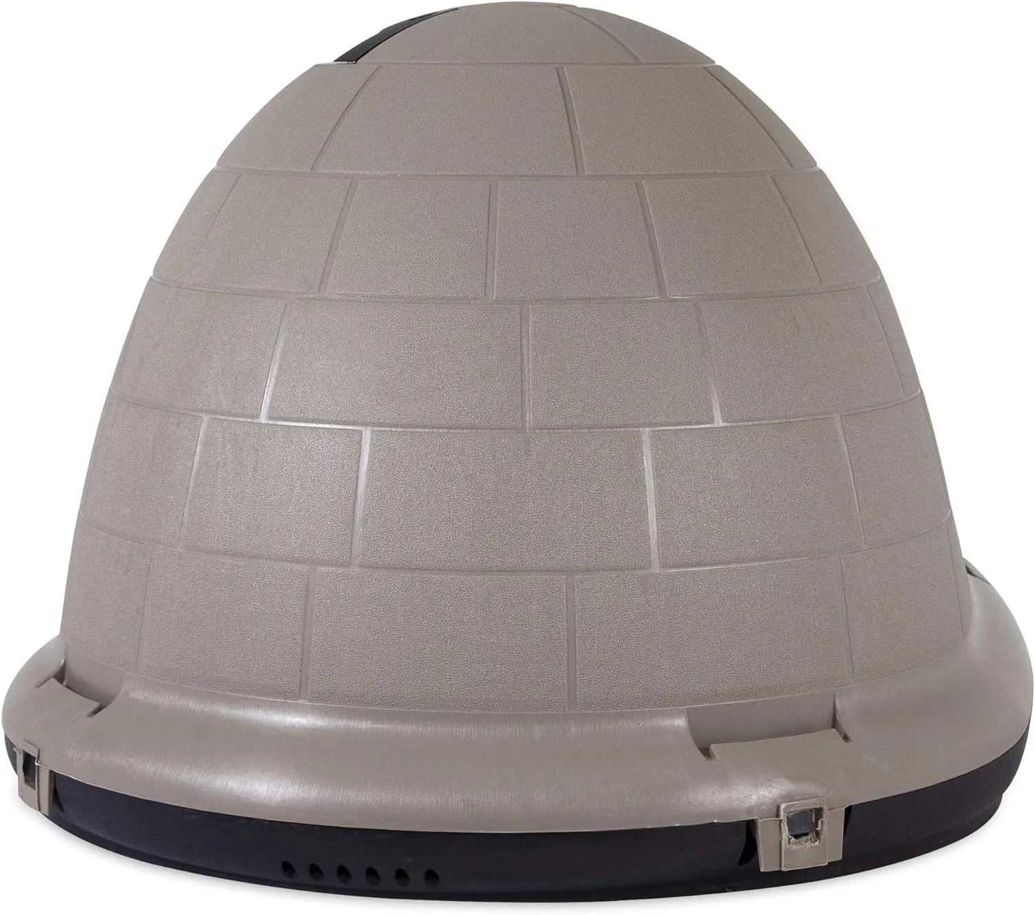 Petmate Indigo Dog House (Igloo Dog House. Made in USA with 90% Recycled Materials. All-Weather Protection Pet
