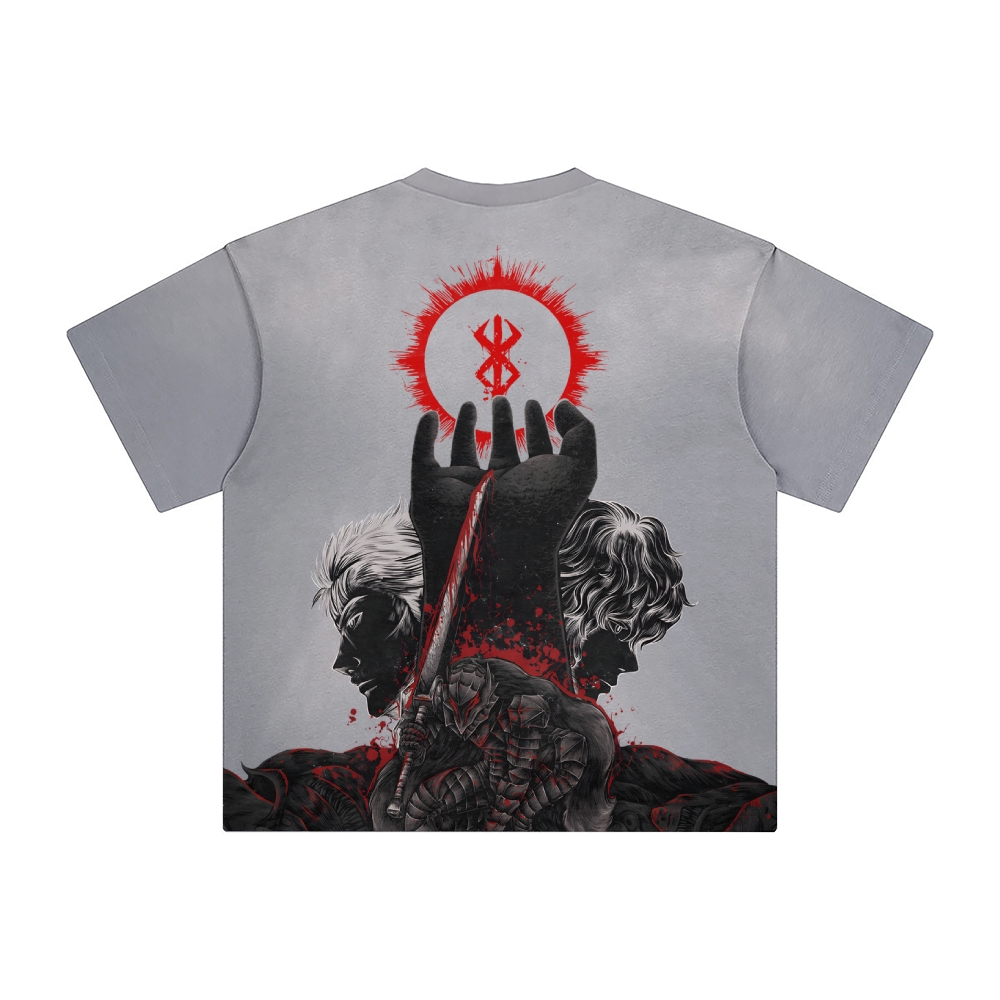 Unisex Anime Inspired Vintage T-Shirt TeeThreads Sustain the Scene with Custom Apparel
