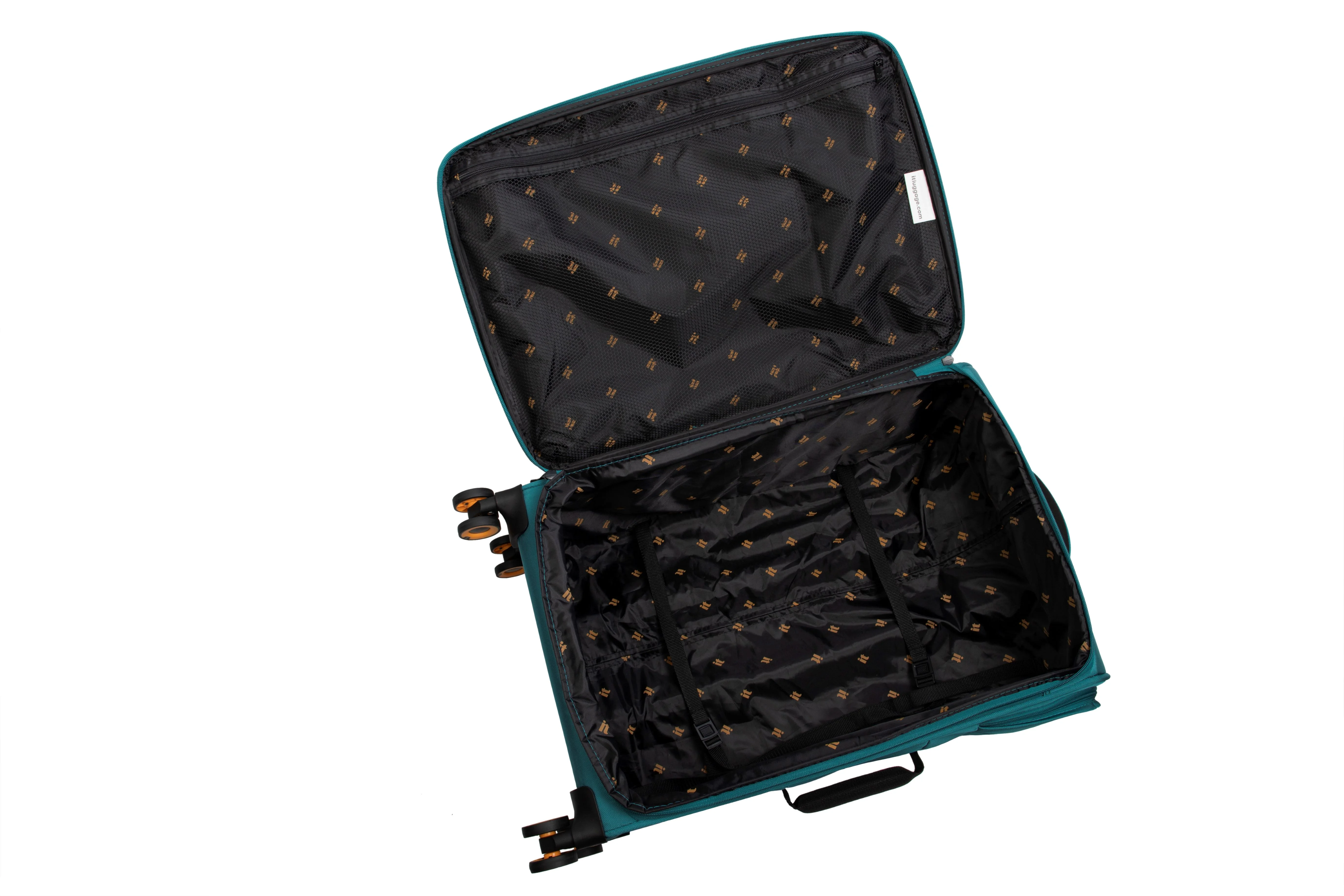 it Luggage Simultaneous 27" Softside Checked 8 Wheel Expandable Spinner Luggage, Harbour Blue - Image 5