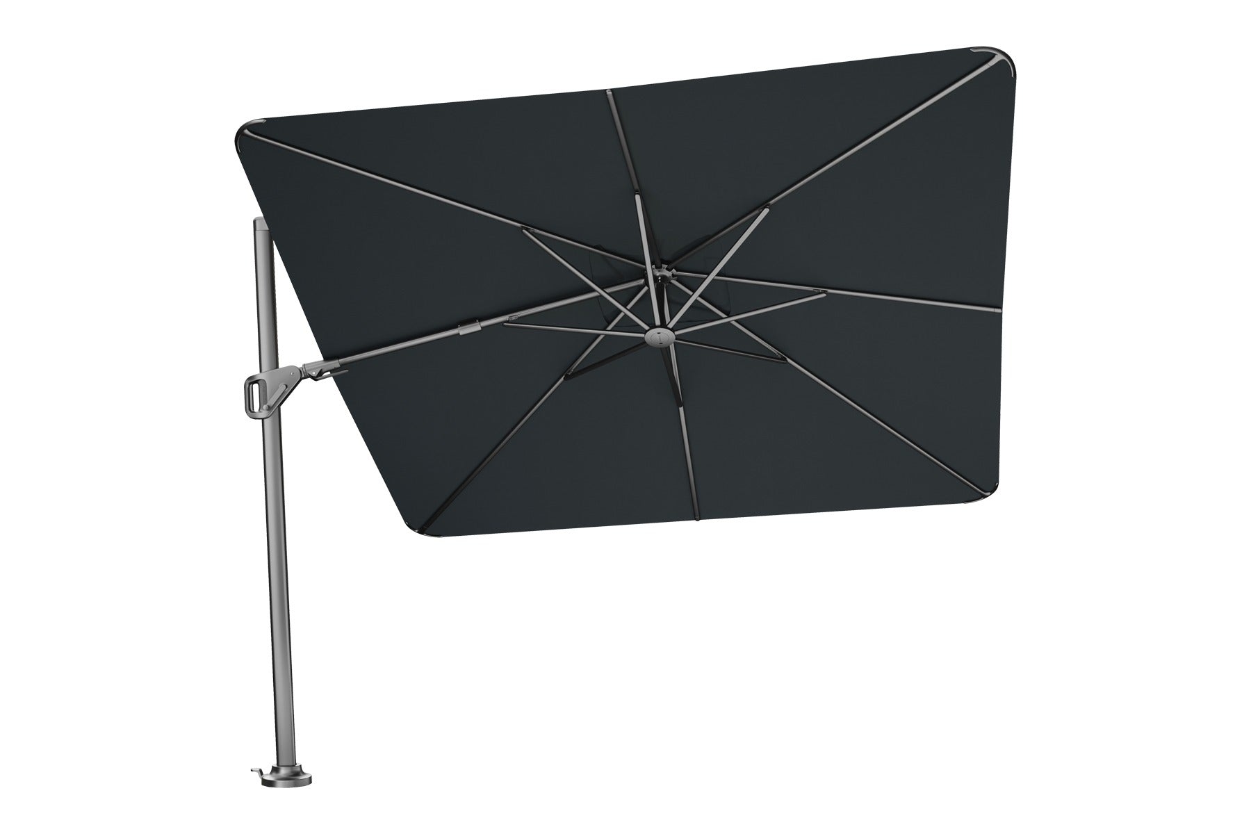 Platinum Nexus T2 zweefparasol 3x3 m. - met voet en hoes