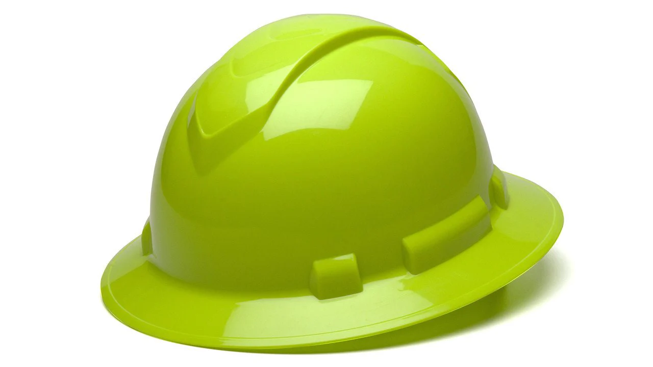 Pyramex Ridgeline Full Brim Hard Hat- Non-Vented - KTF Painting Interior Exterior