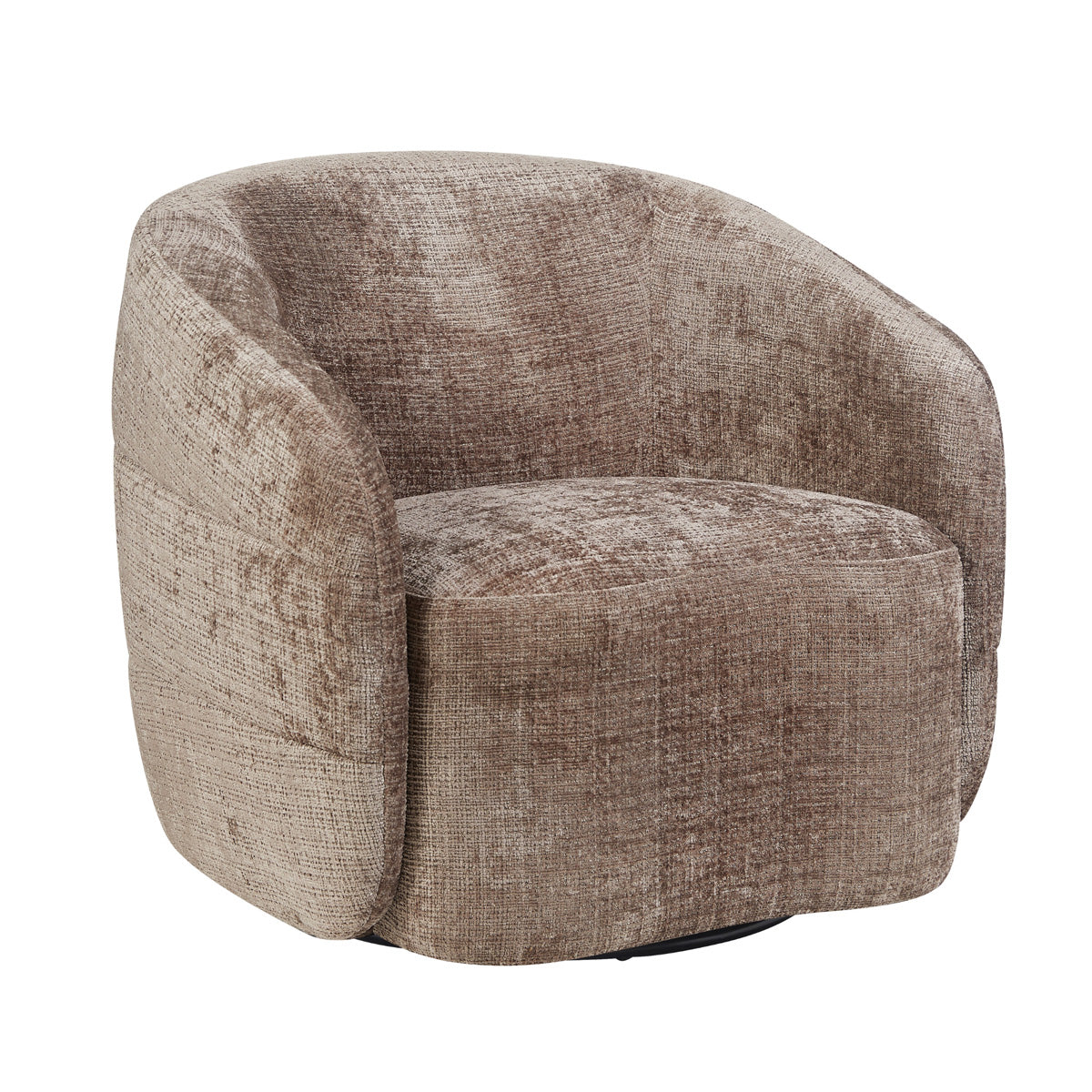 StarFurn - Draaifauteuil Taupe - 82x85x77cm - Yara