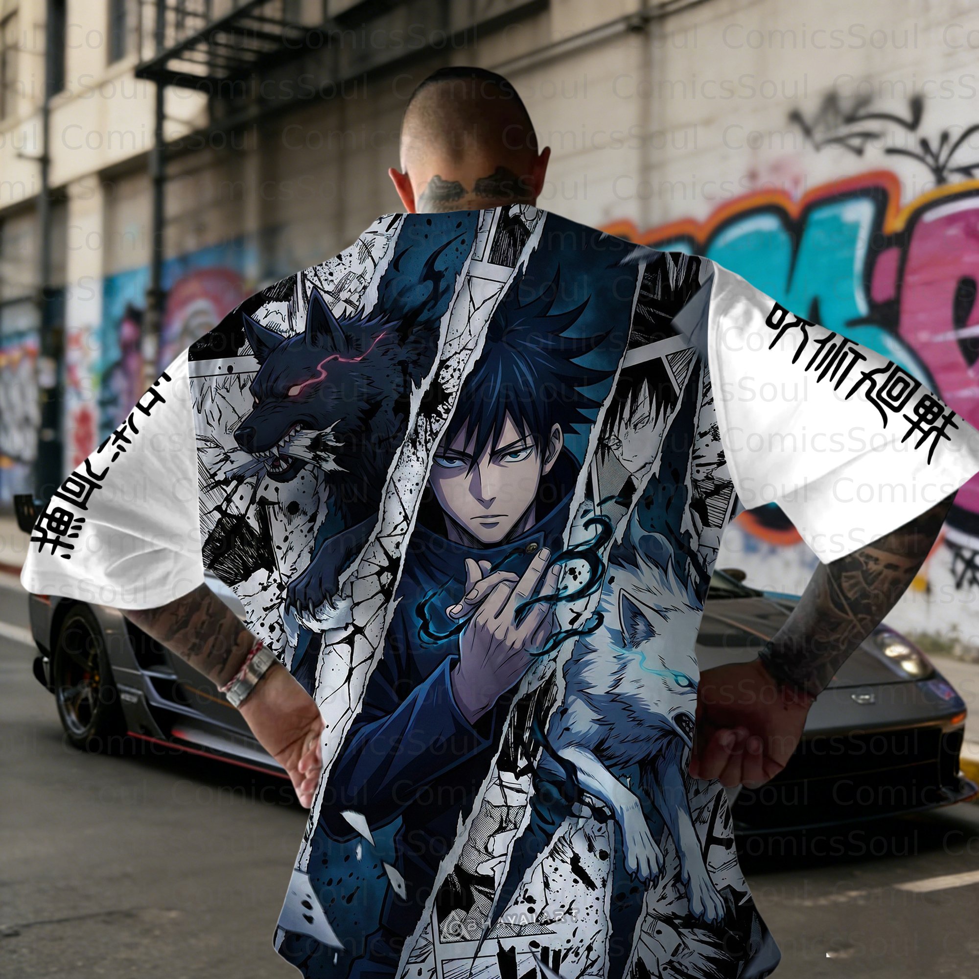 Unisex Anime Inspired Vintage T-Shirt