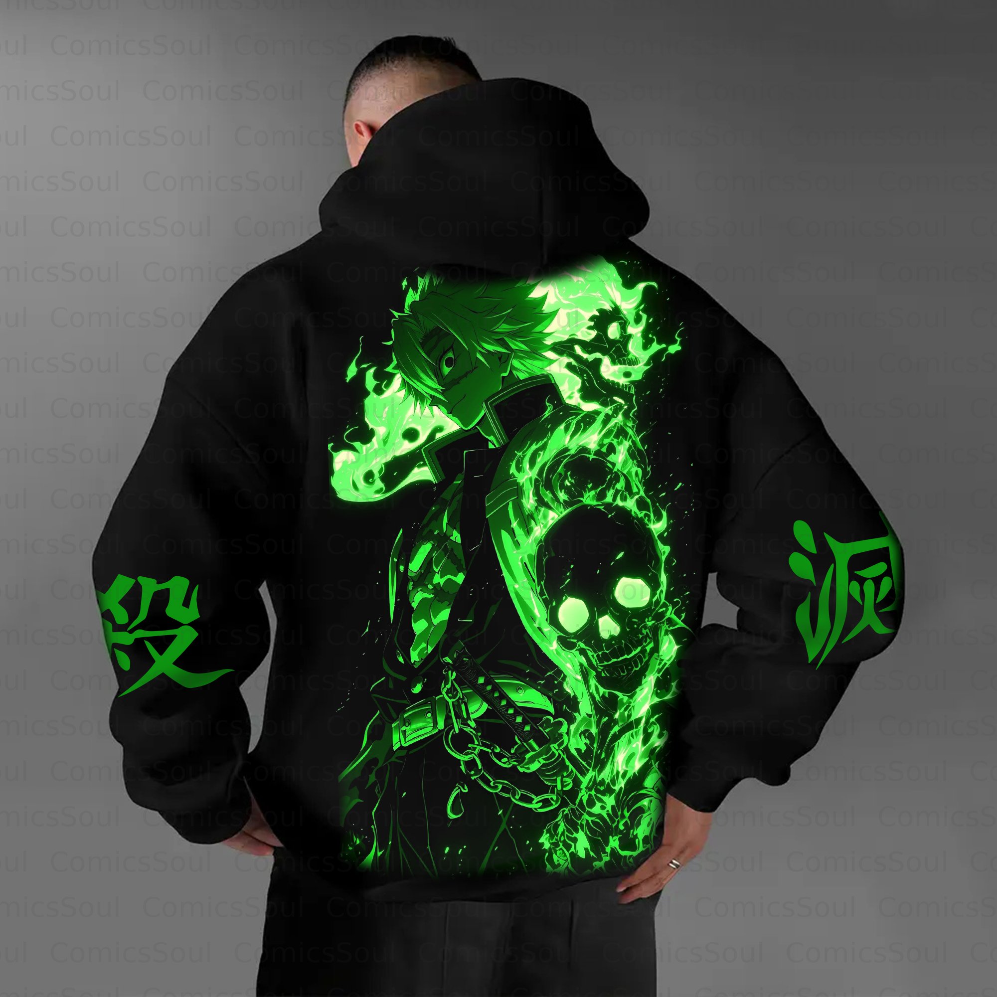 Unisex Anime Graphic Streetwear Vintage Plush Hoodie| KNY