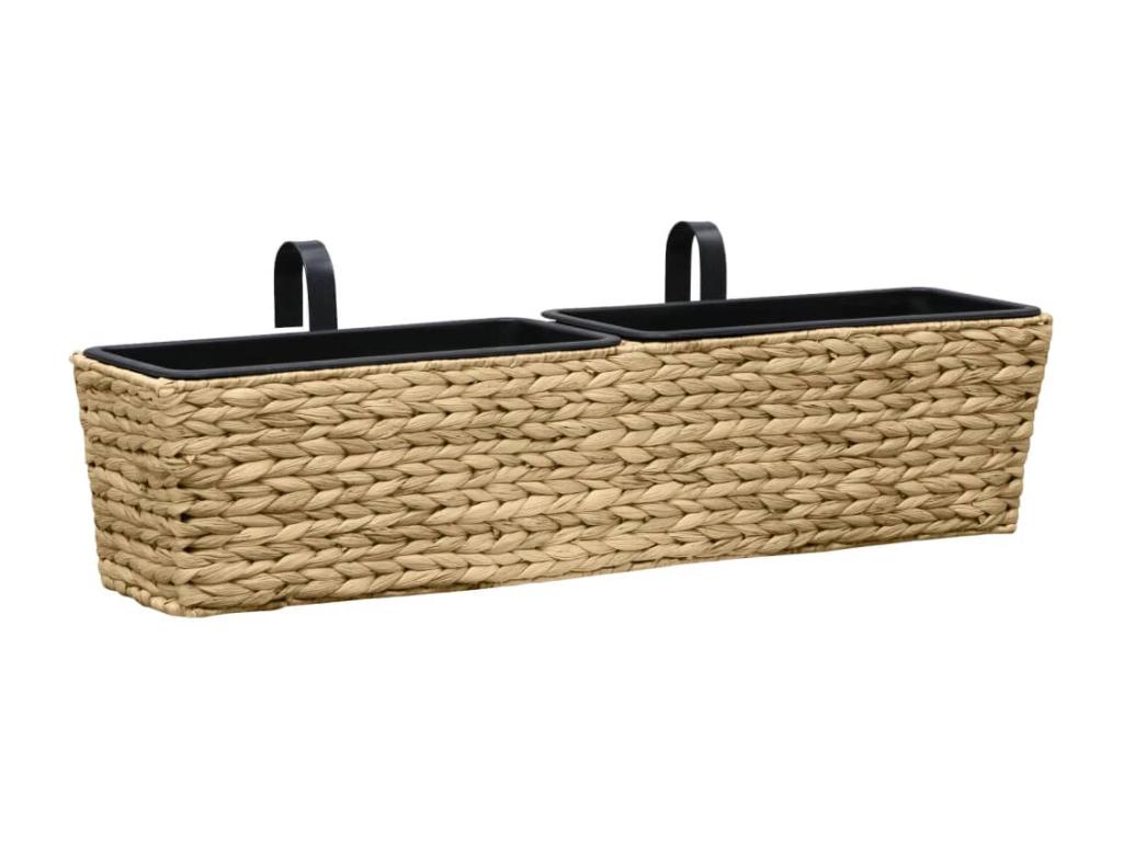 Conjunto de jardineras 2 unidades jacinto de agua