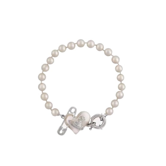 Vivienne Westwood Paperclip Heart Bracelet - Original Replica Club